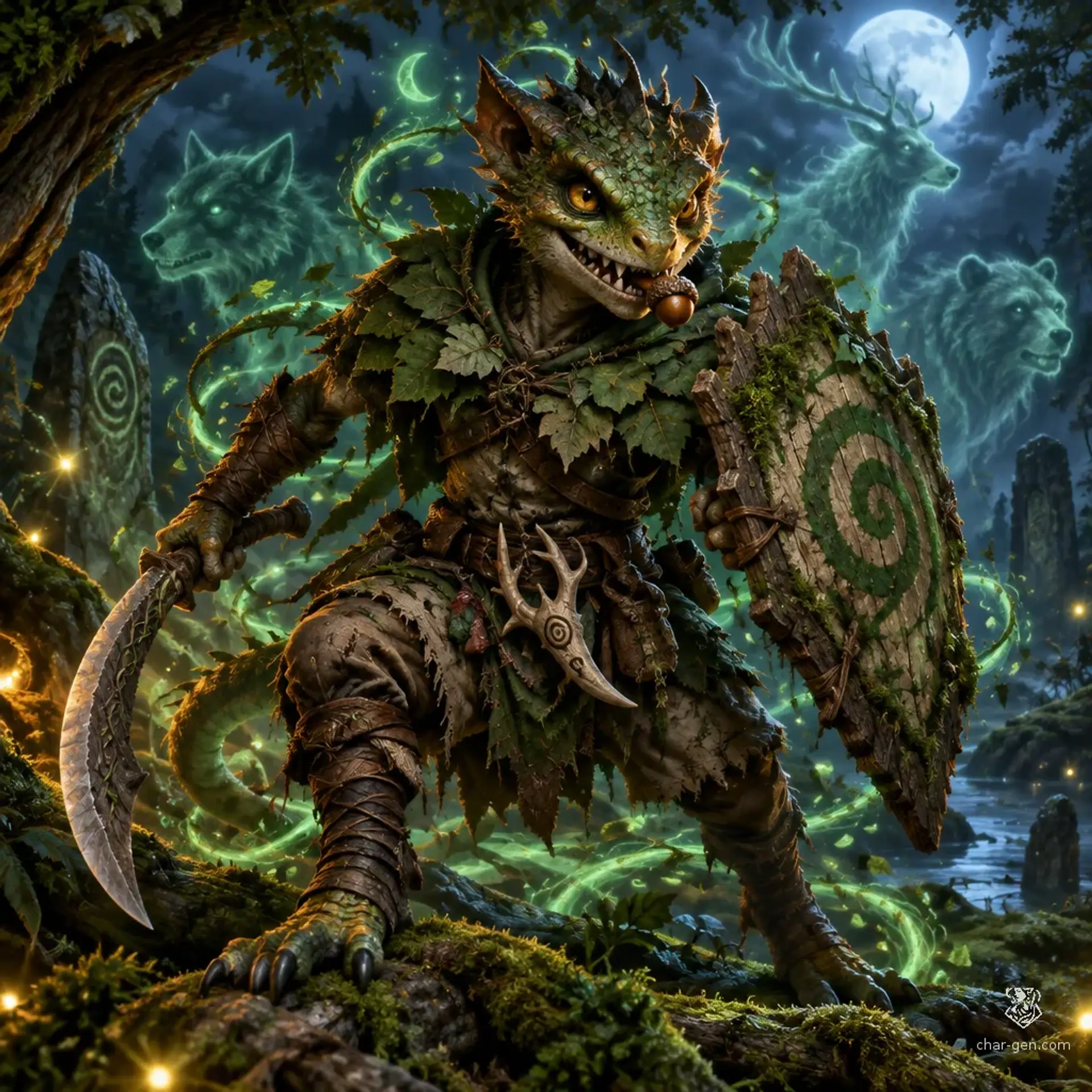 moss - AI-generated fantasy Character