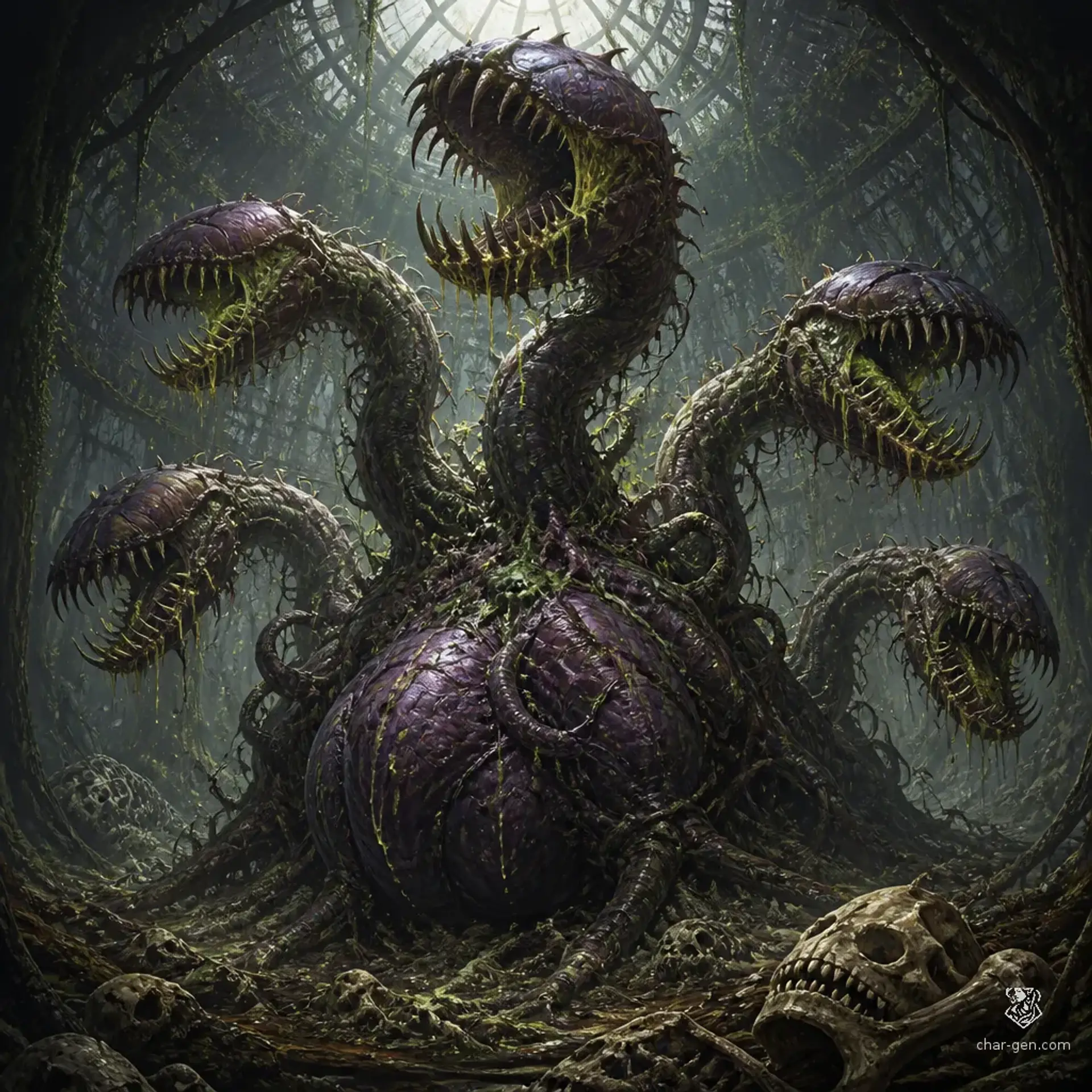 Vora, the Great Gullet - AI-generated fantasy Monster