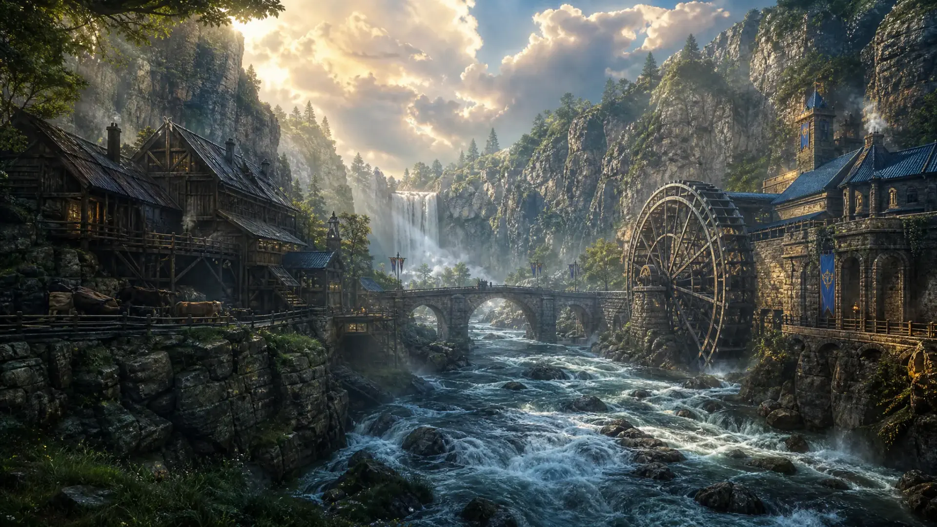 Blackiron Hollow - AI-generated fantasy Settlement