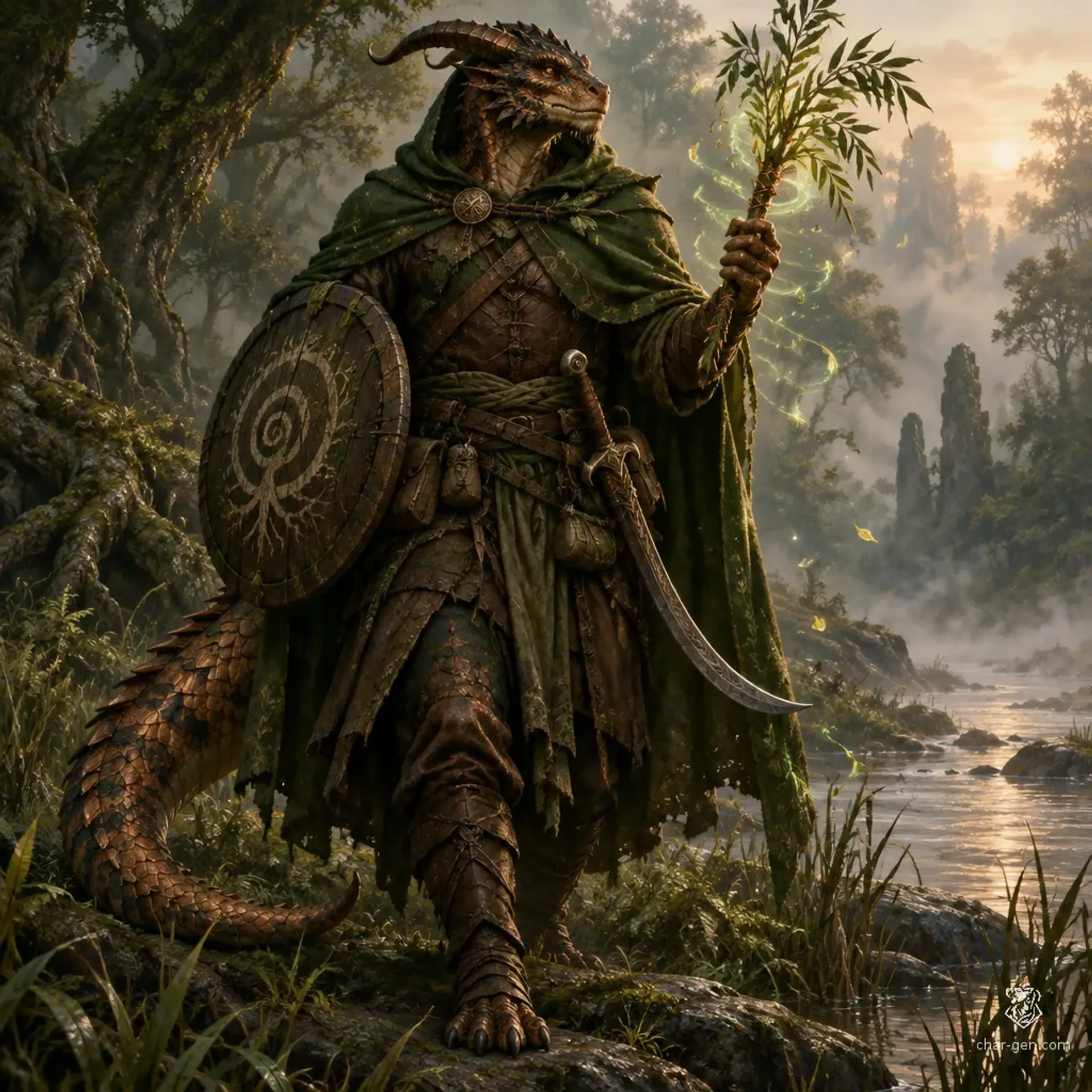Kaladan - AI-generated fantasy Character