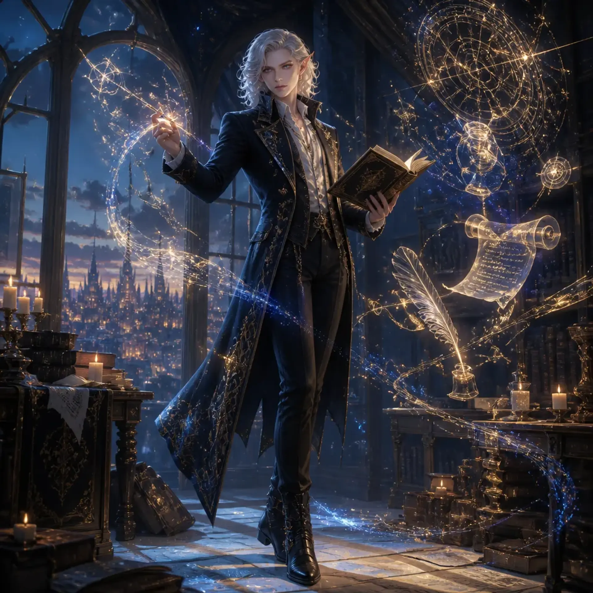 Lysandra Veyl - AI-generated fantasy Character