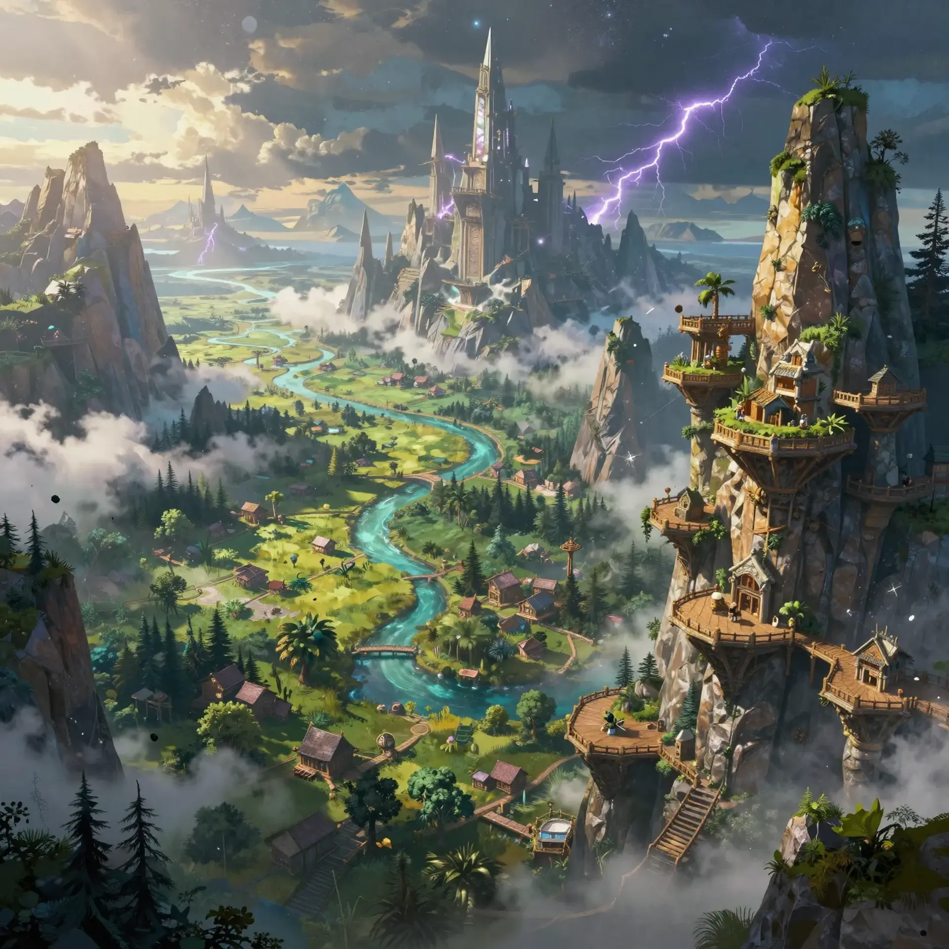 Skiodor - AI-generated fantasy Region