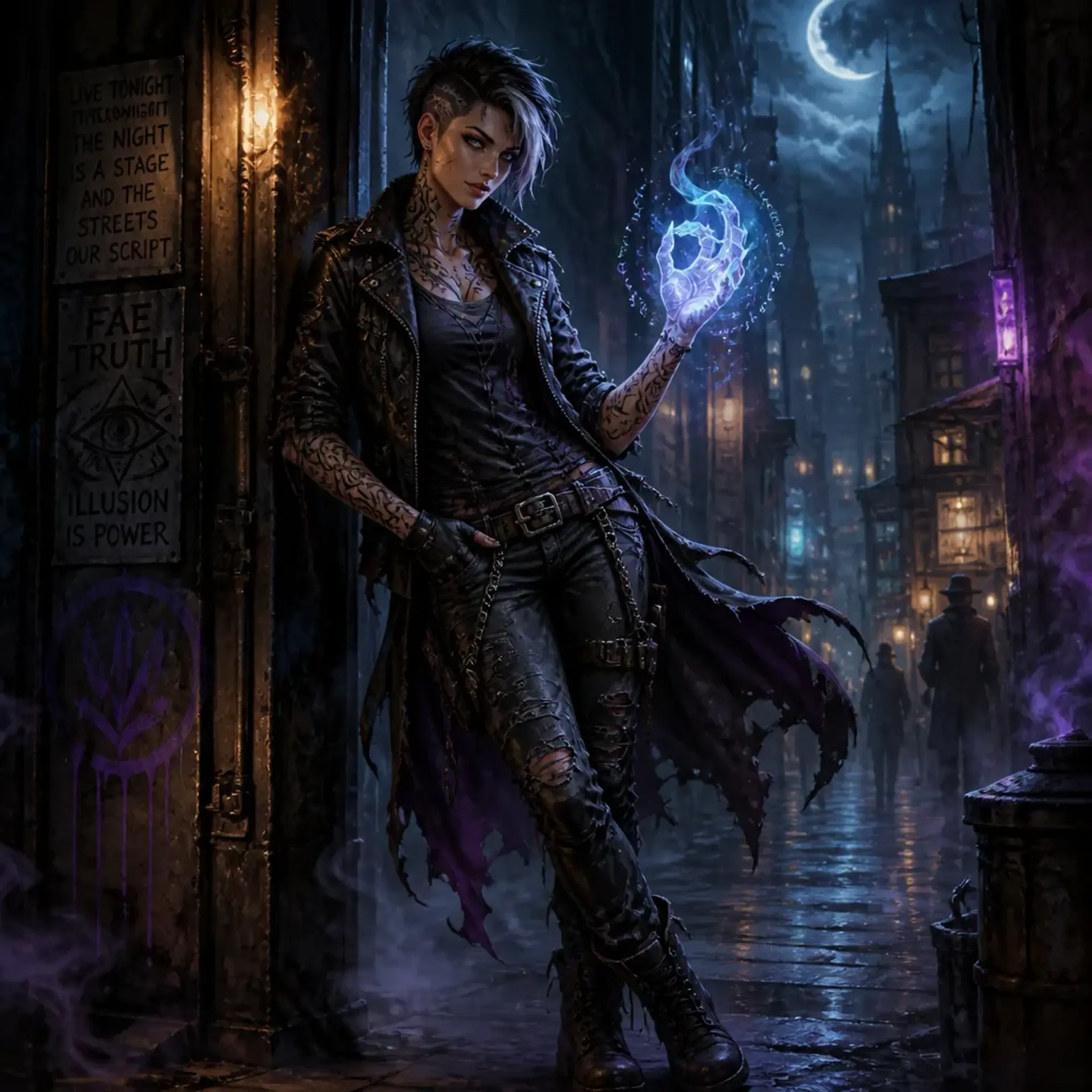 Nella Carrow - AI-generated fantasy Character