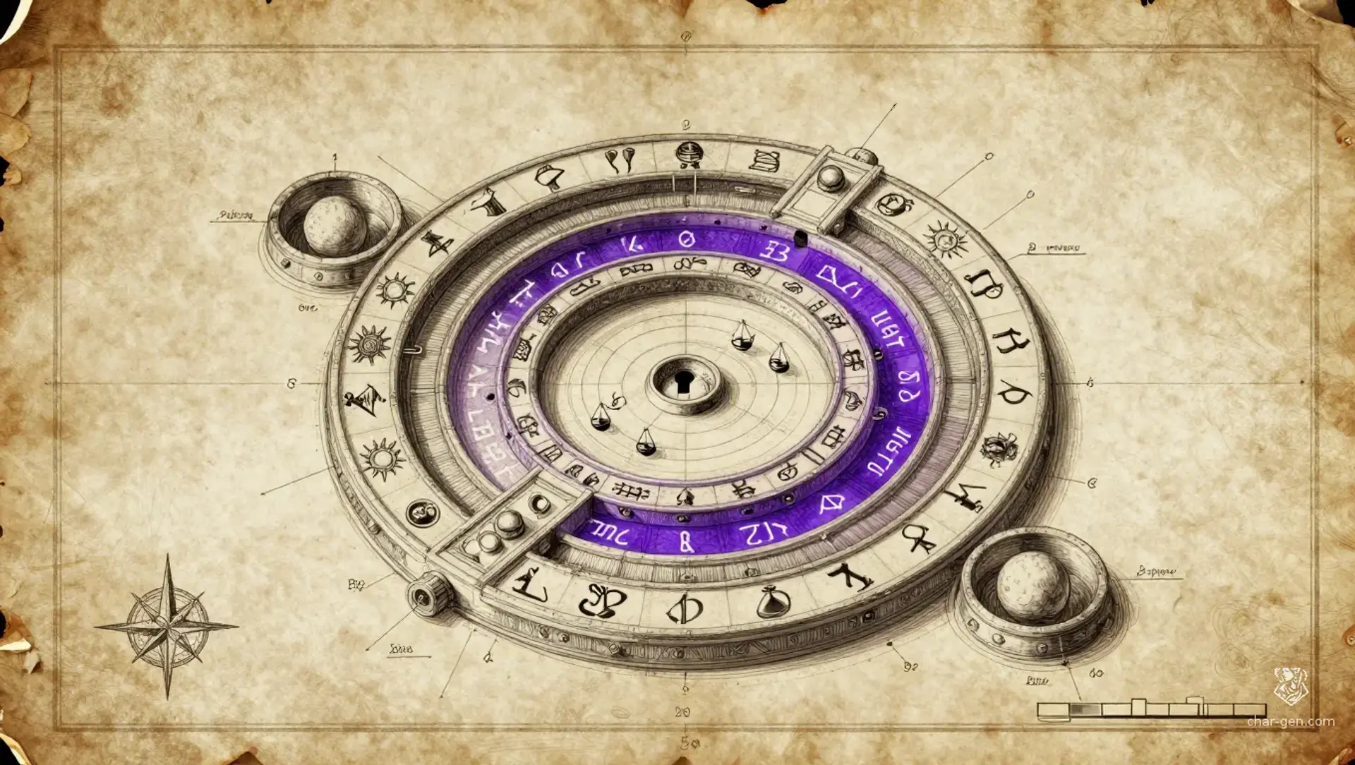 The Archivist's Resonant Ascension - AI-generated fantasy Puzzle