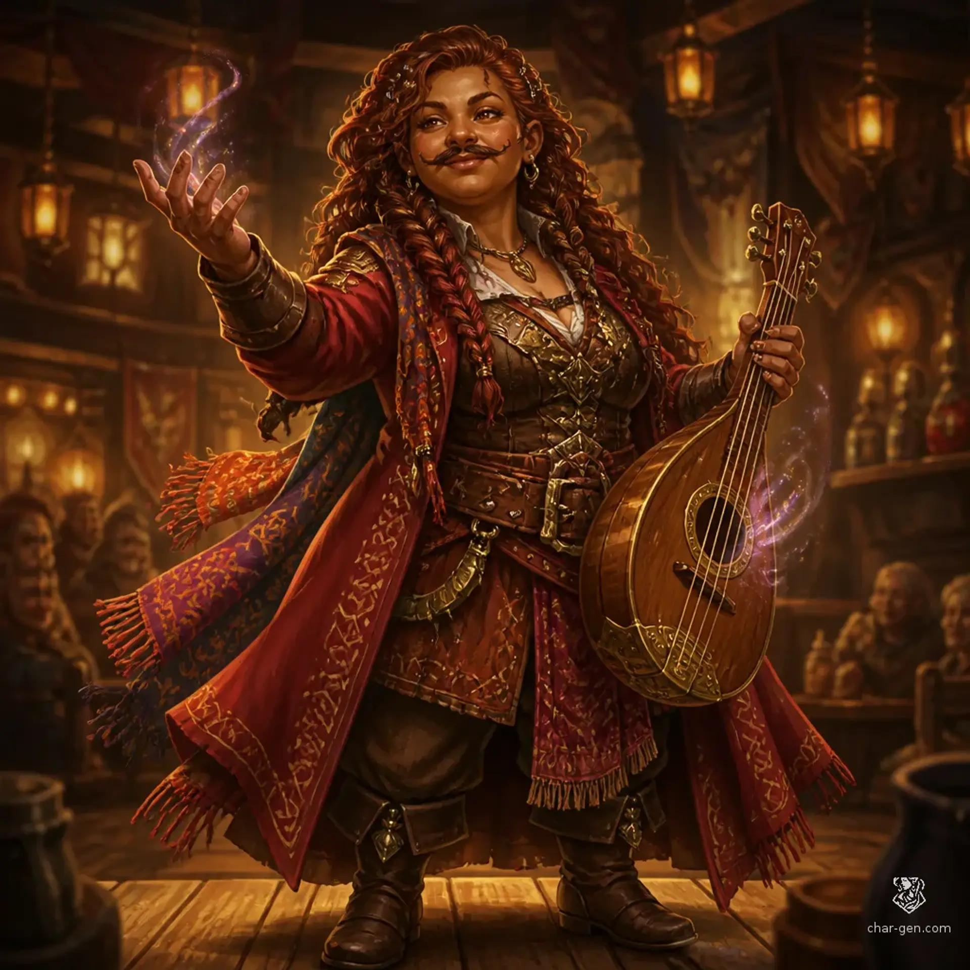 Dalia Starks - AI-generated fantasy Character