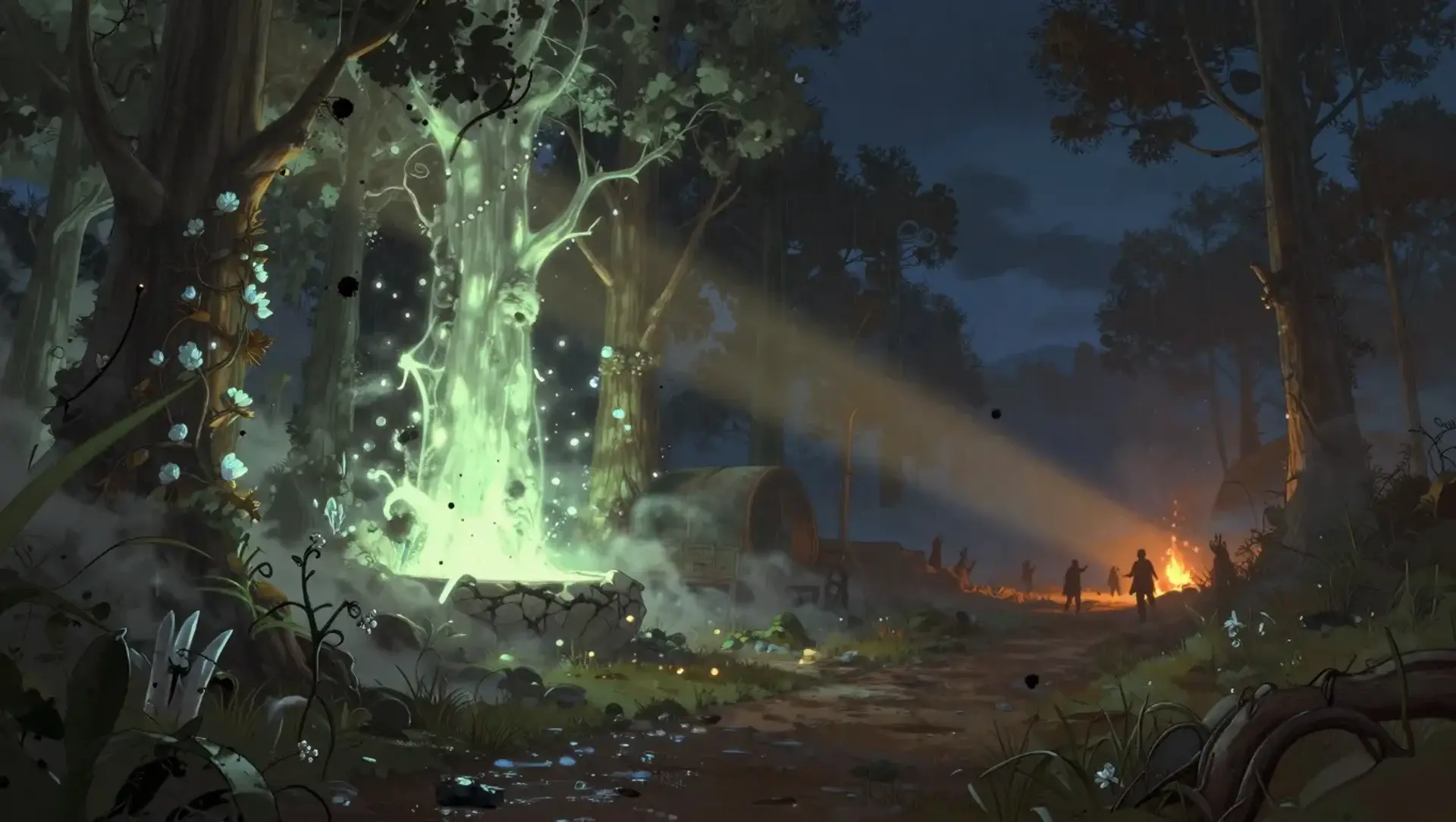Rift in the Passby Grove - AI-generated fantasy Quest