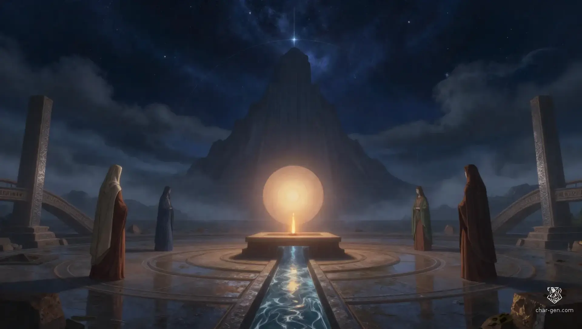 The Three Steadfast Lights
