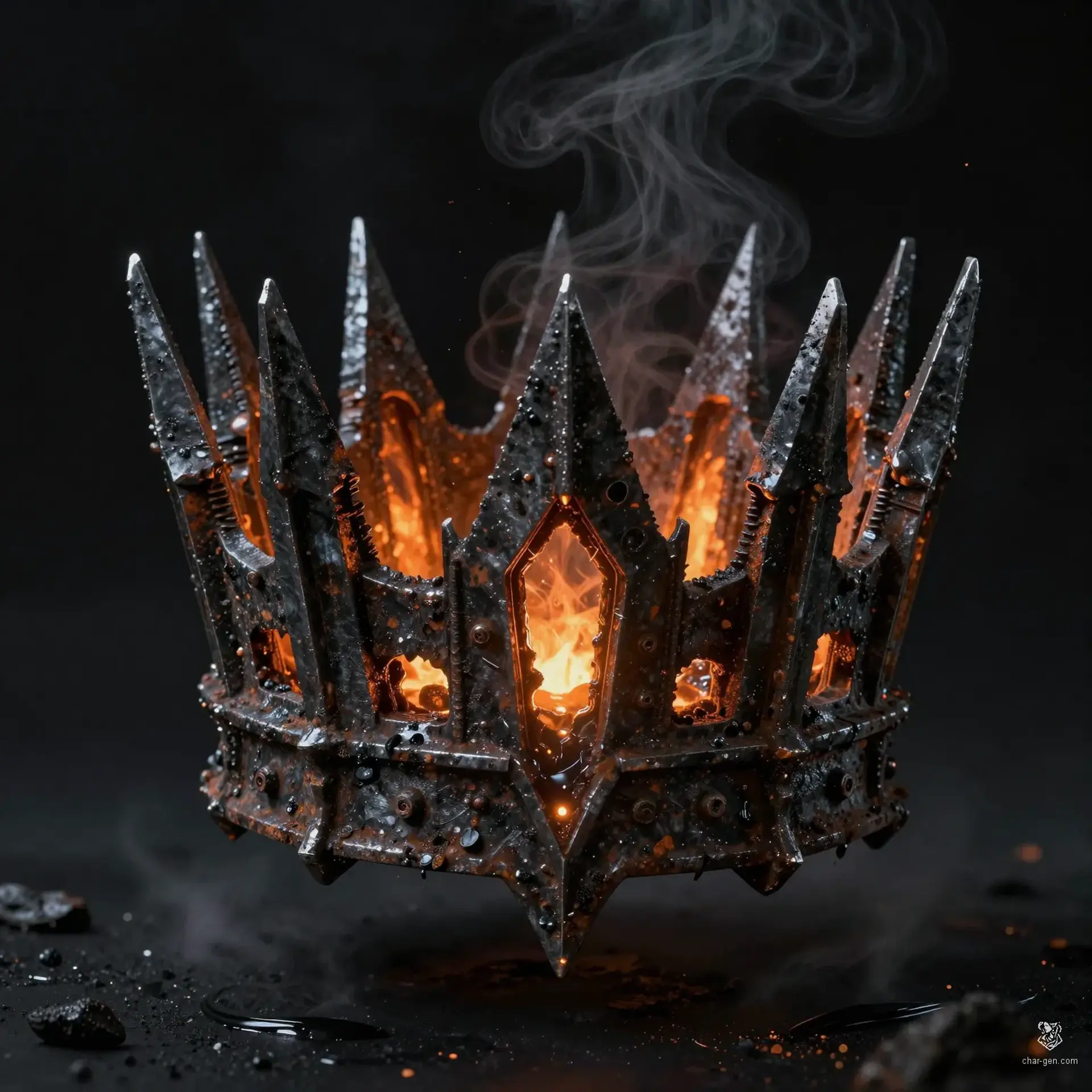 The Sovereign’s Cold Engine - AI-generated fantasy Magic Item