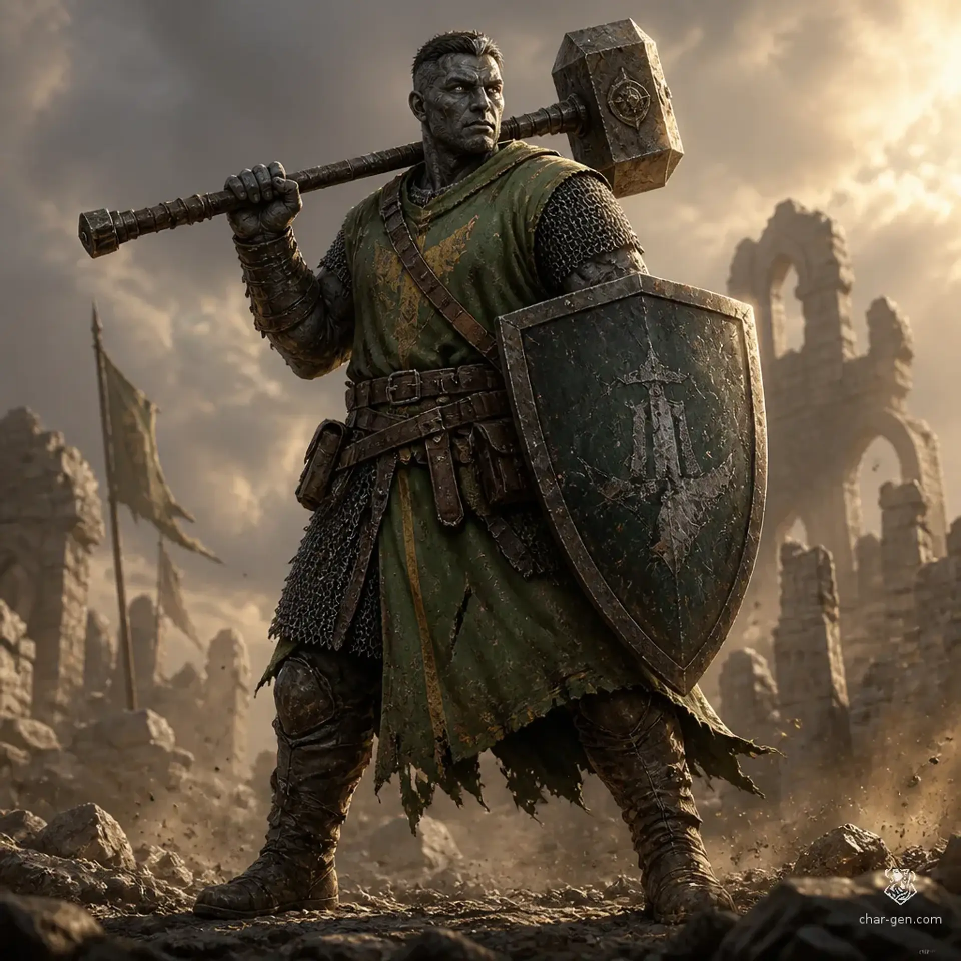 Garrik Tegan - AI-generated fantasy Character