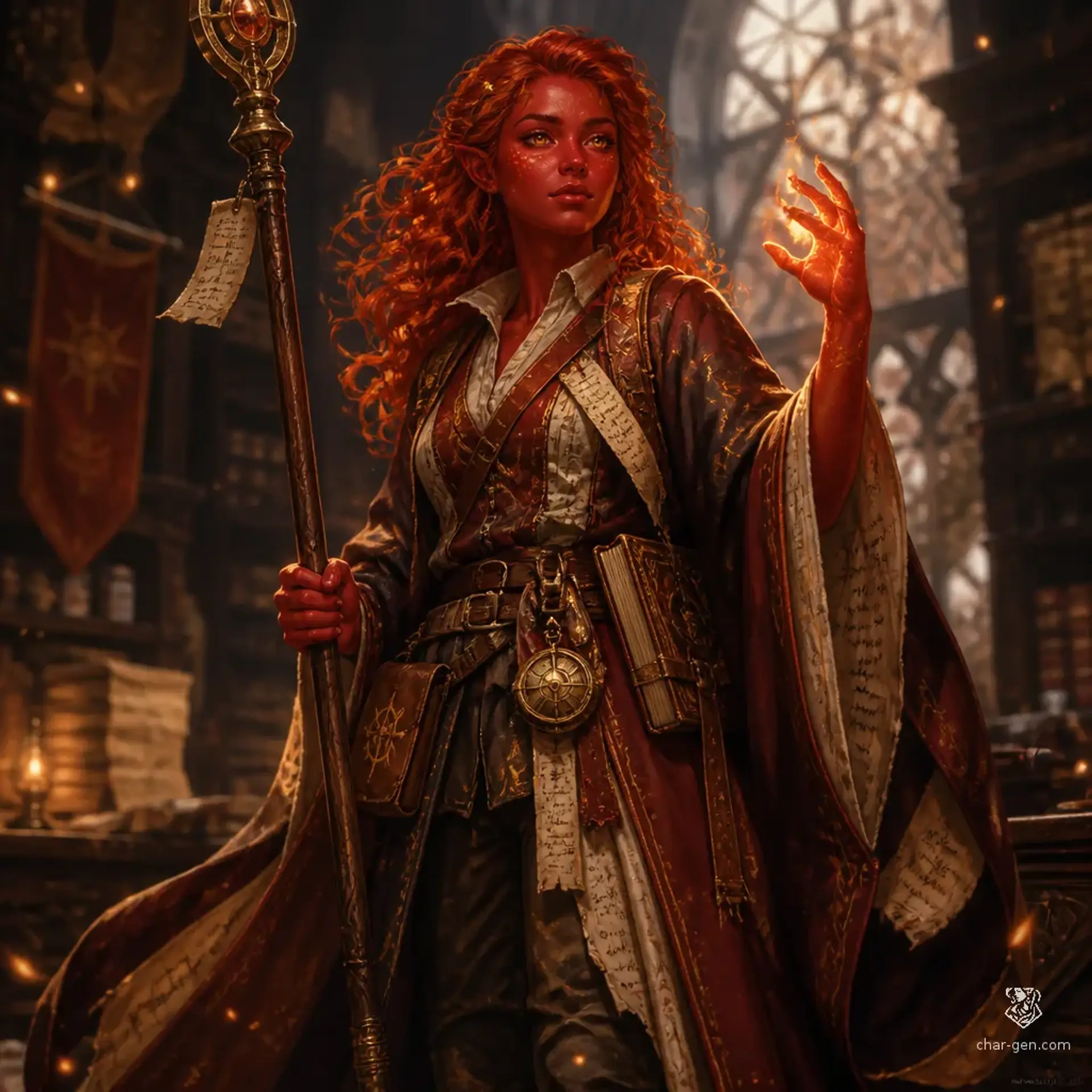 Ilyra Voss - AI-generated fantasy Character