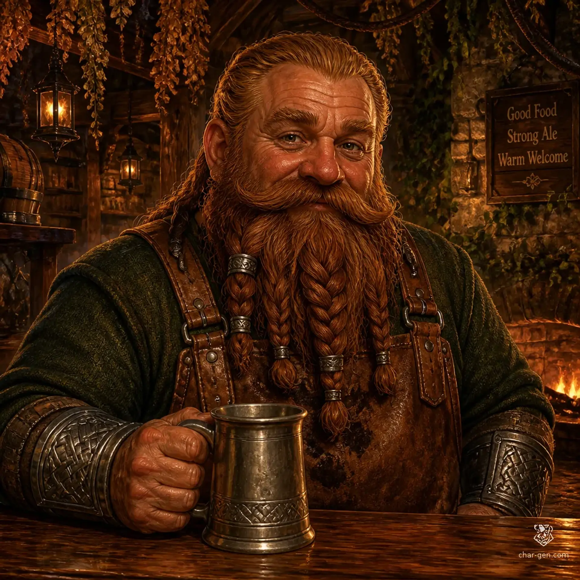 The Ember and Oak - AI-generated fantasy Tavern