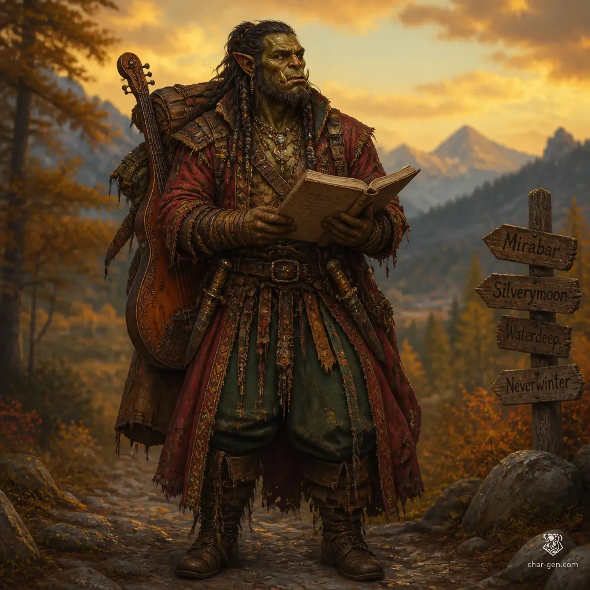 Gorran Vael - AI-generated fantasy Character