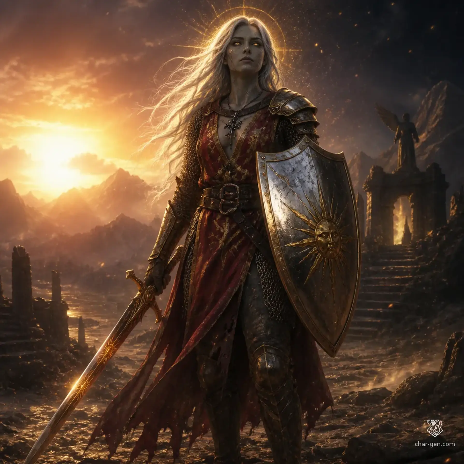 Triana - AI-generated fantasy Character