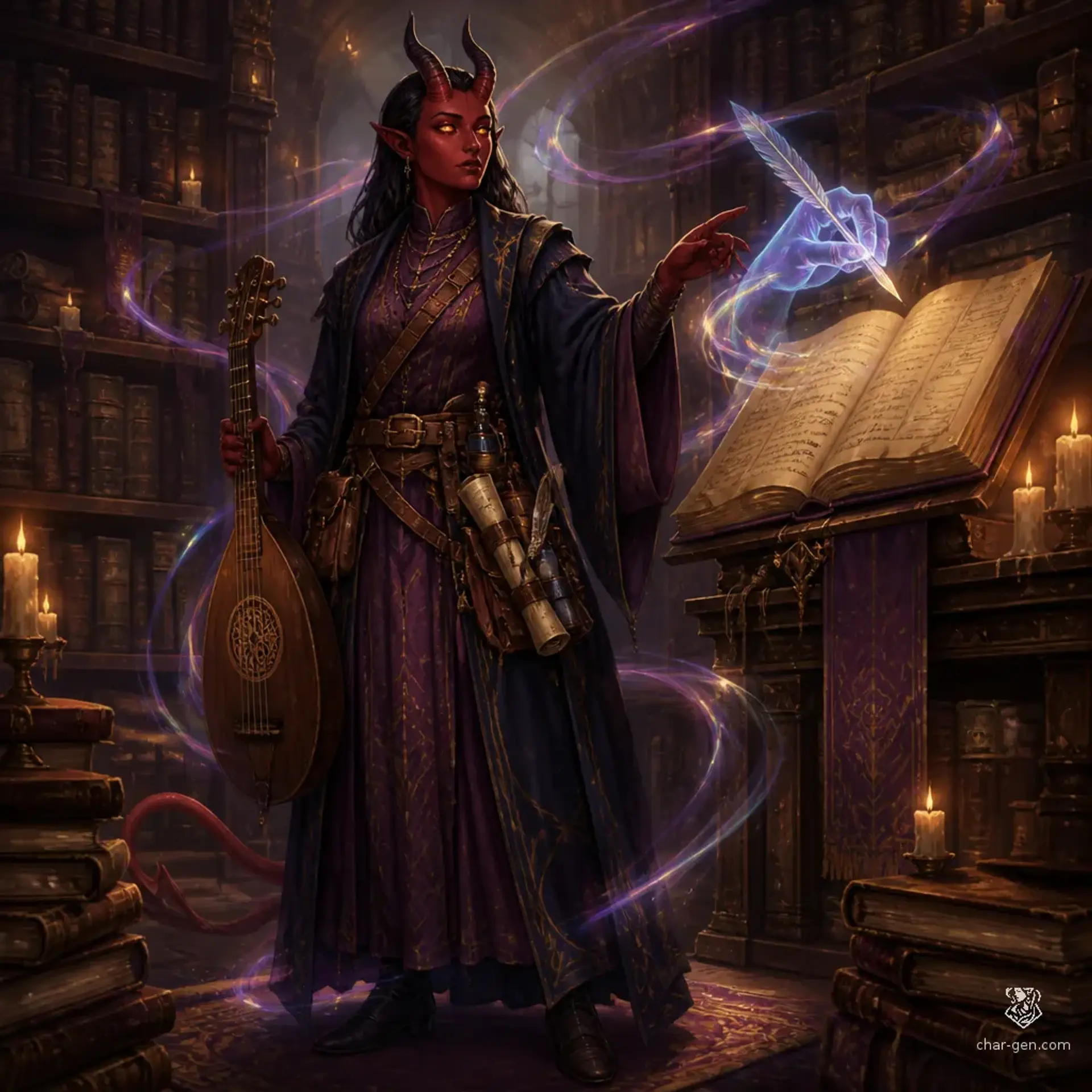 Kallista Vane - AI-generated fantasy Character