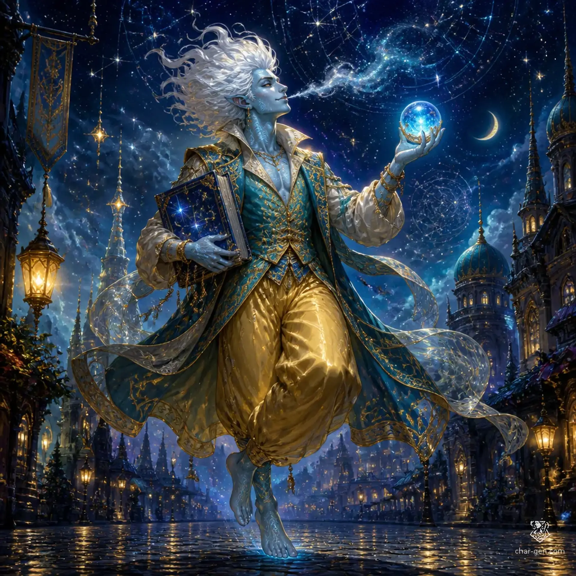 Zephyrion al-Astara - AI-generated fantasy Character
