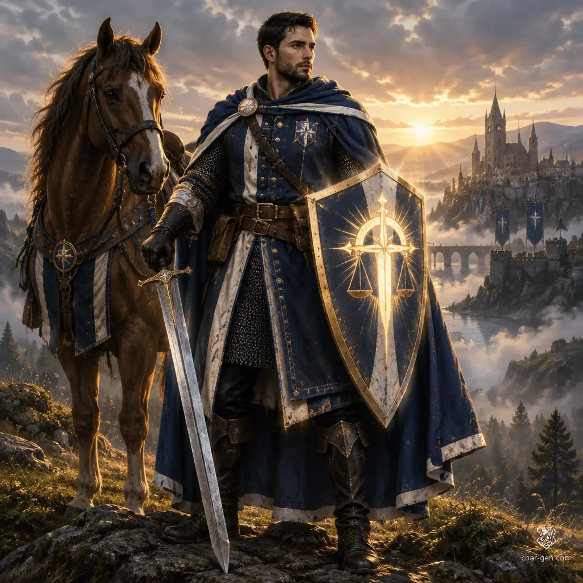 Maximus Havorsen - AI-generated fantasy Character