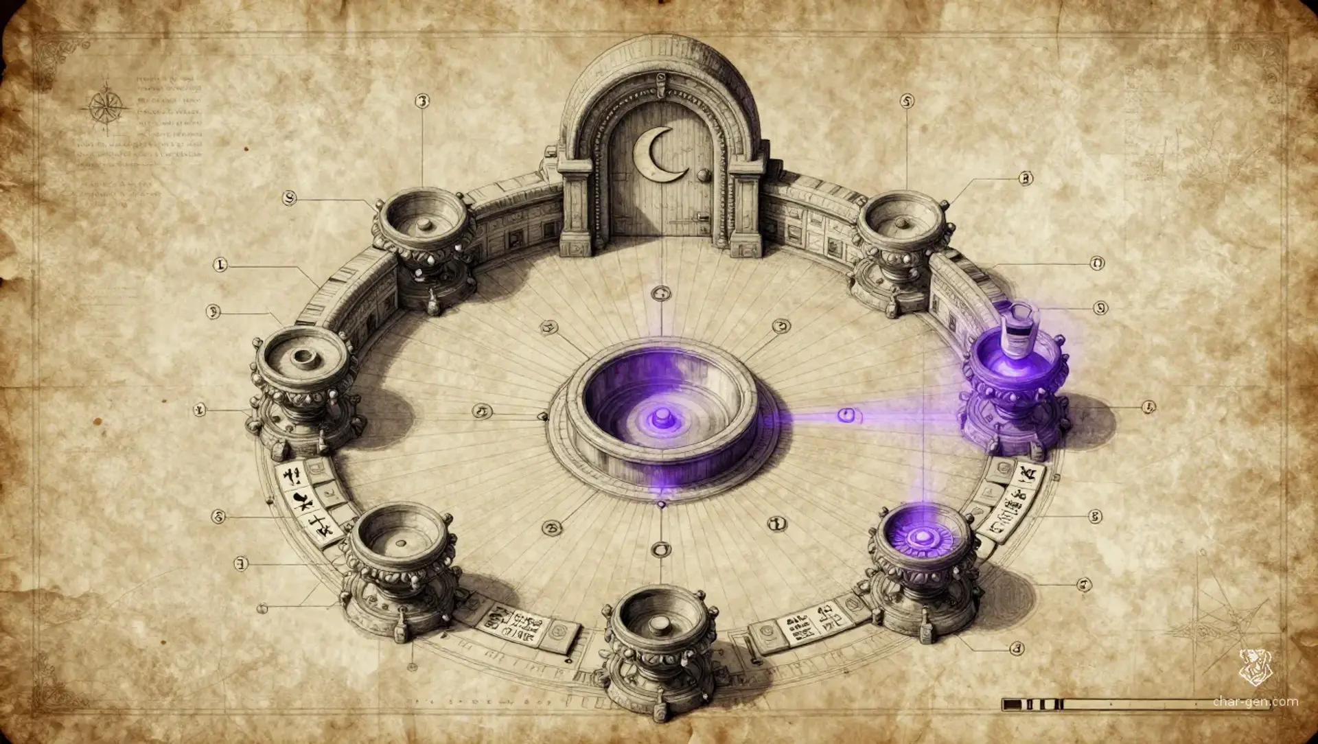 The Four Braziers of Sel Vareth