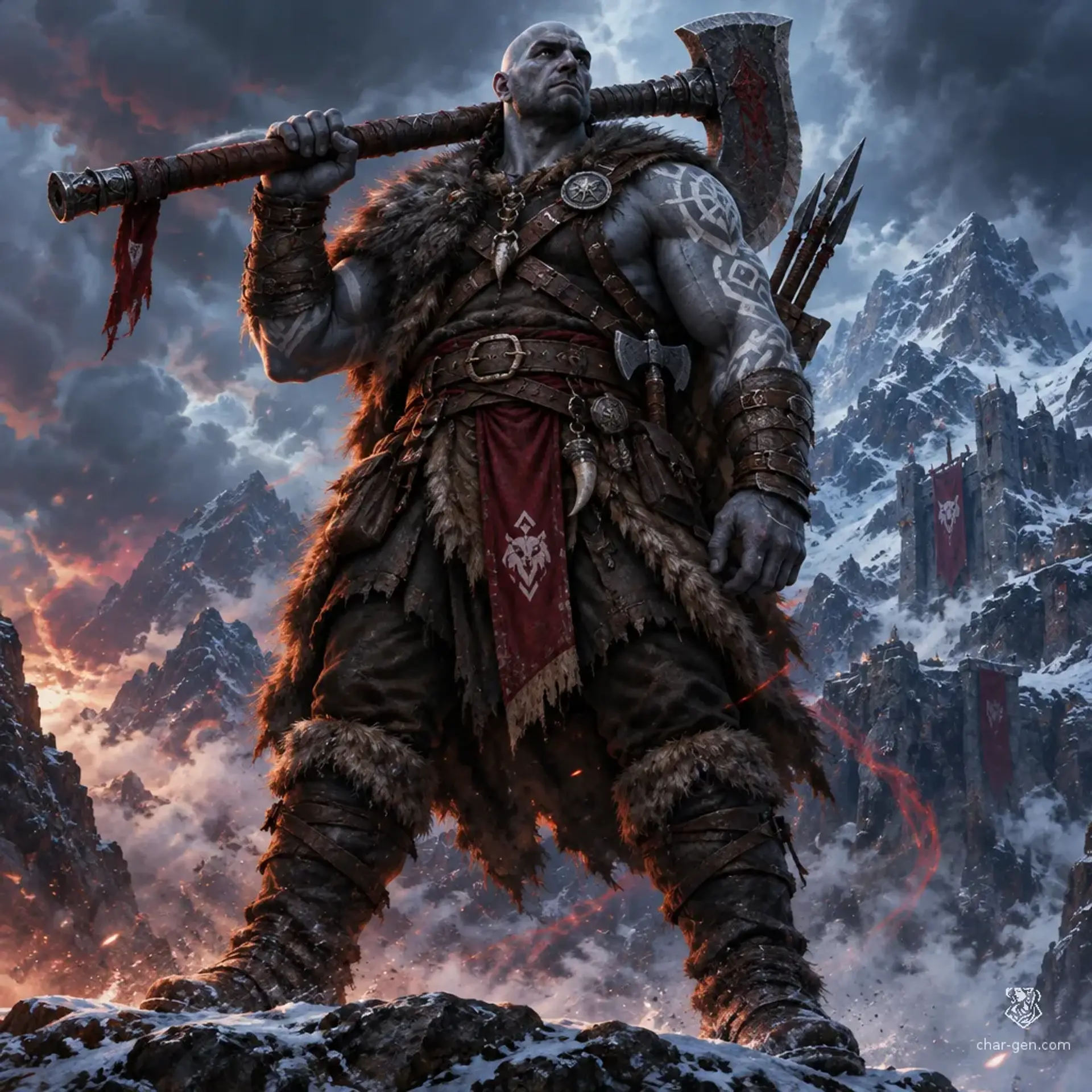 Sheshan Arizkune - AI-generated fantasy Character