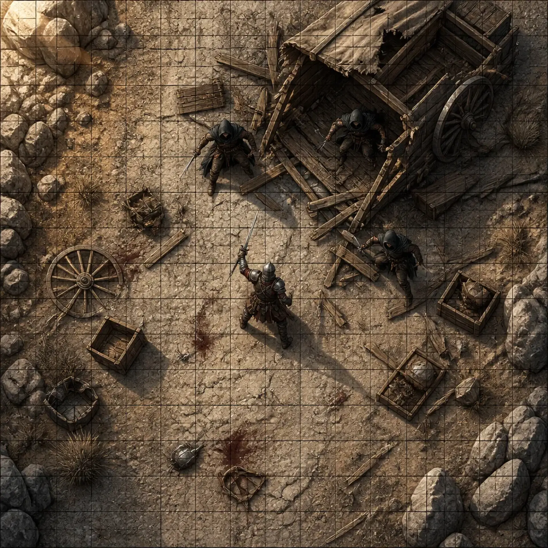 Ambush at the Shattered Wagon