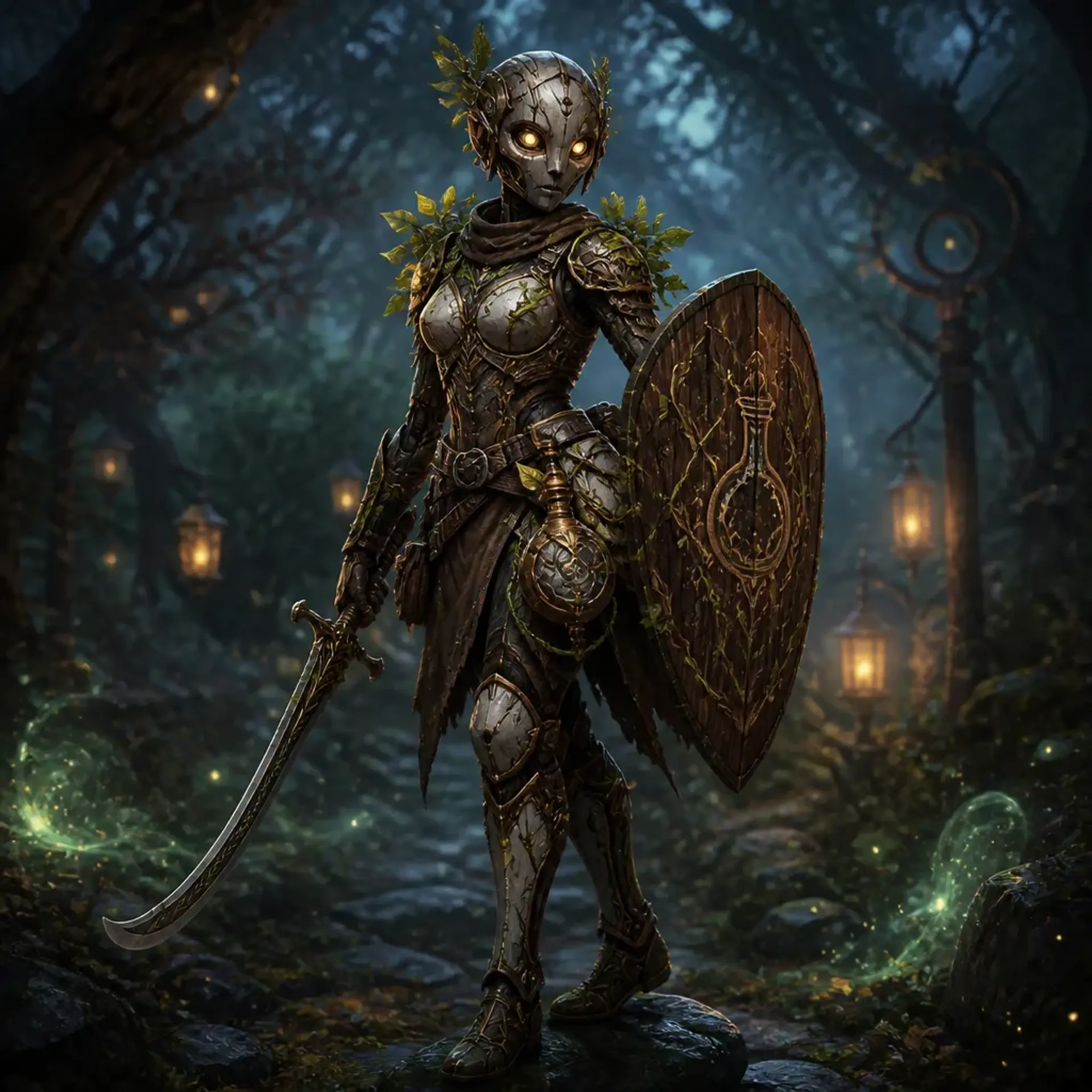 Delilah - AI-generated fantasy Character