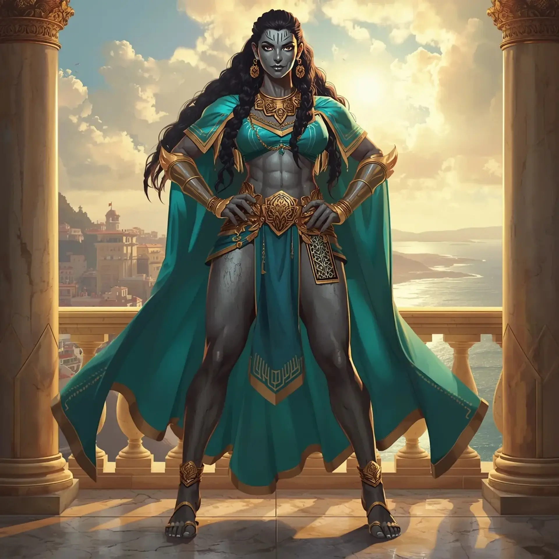 Kira-Mar - AI-generated fantasy Character