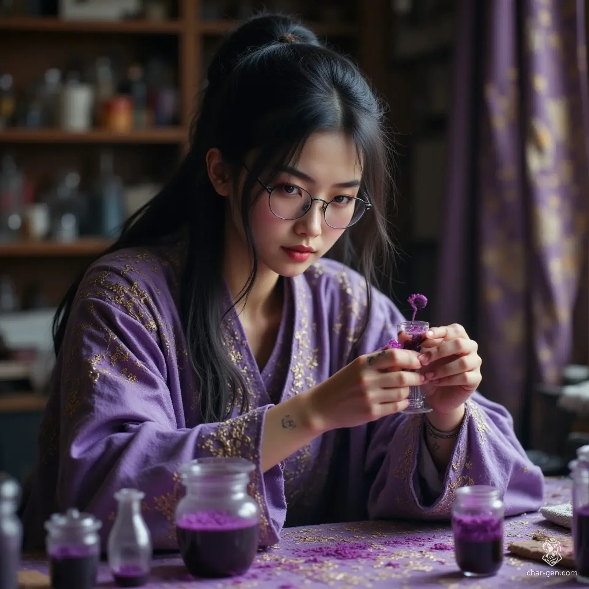 Miyu Hanae - AI-generated fantasy NPC