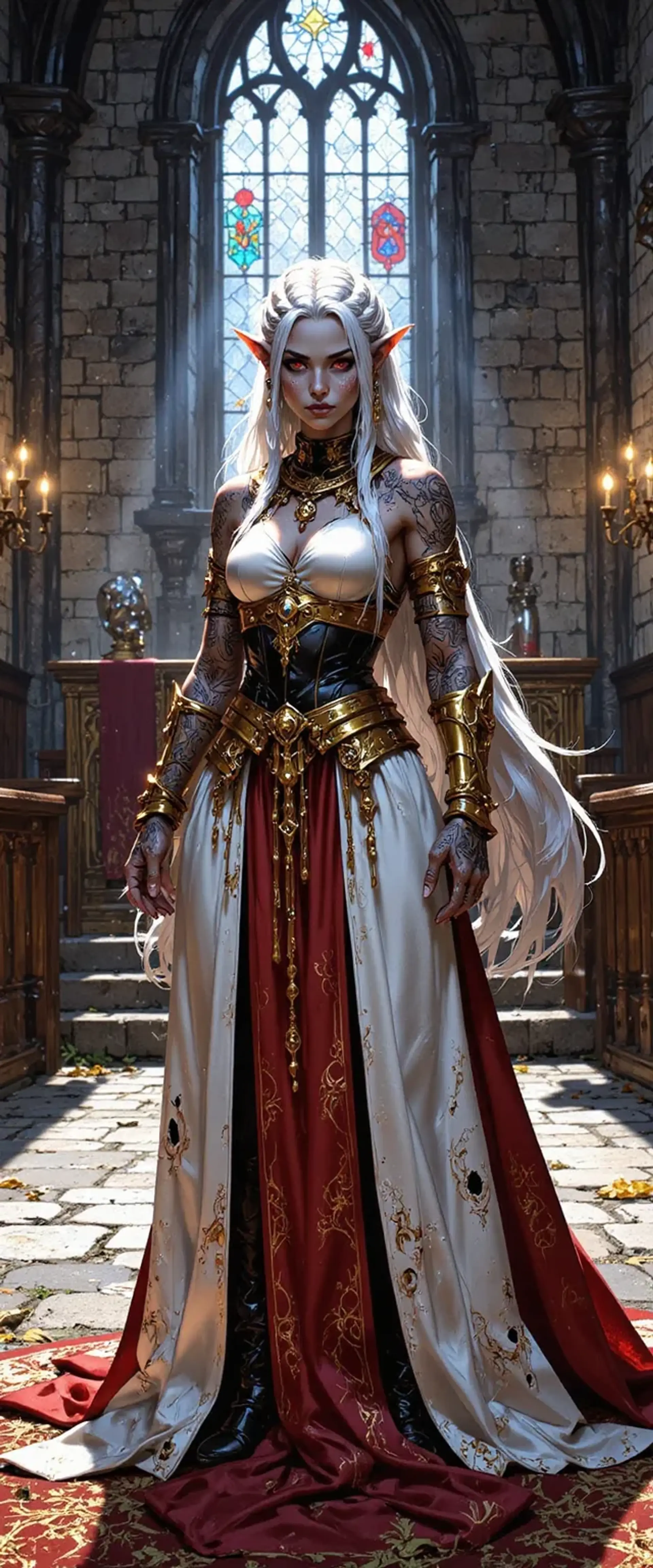 Bloodveil Matron | Npc Fantasy Art | CharGen