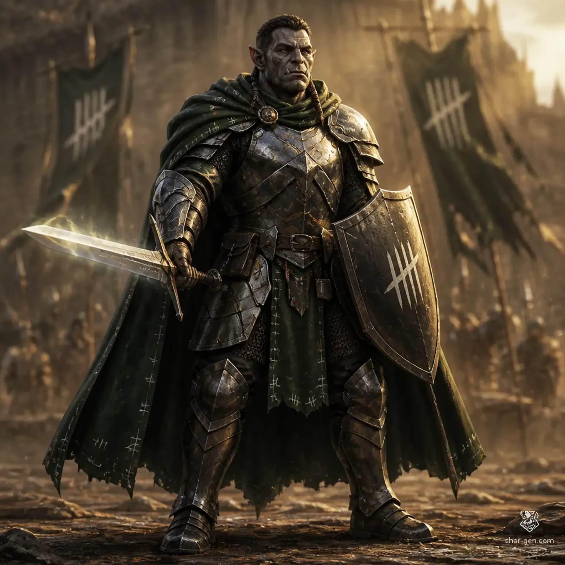 Albert - AI-generated fantasy Character