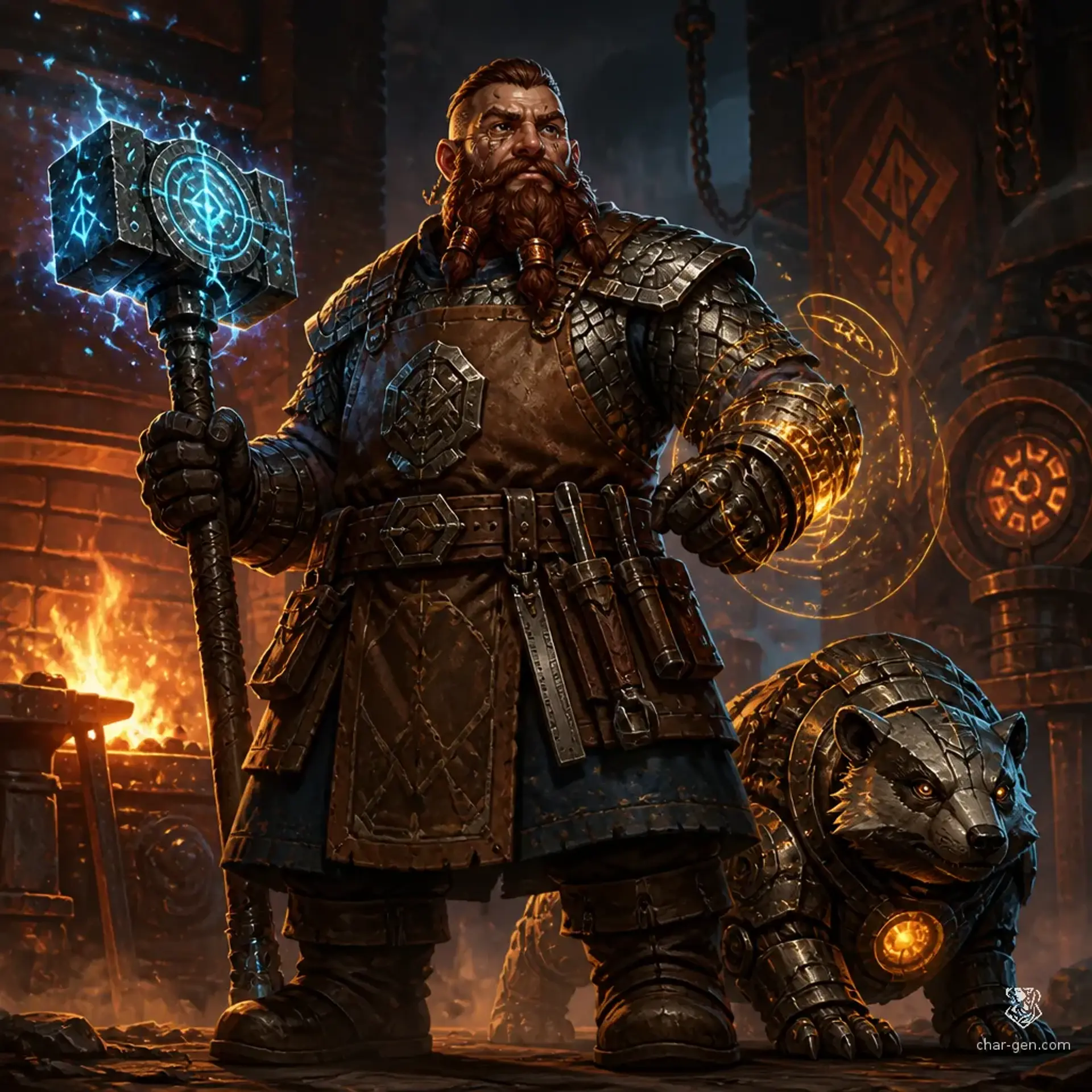 Jord - AI-generated fantasy Character