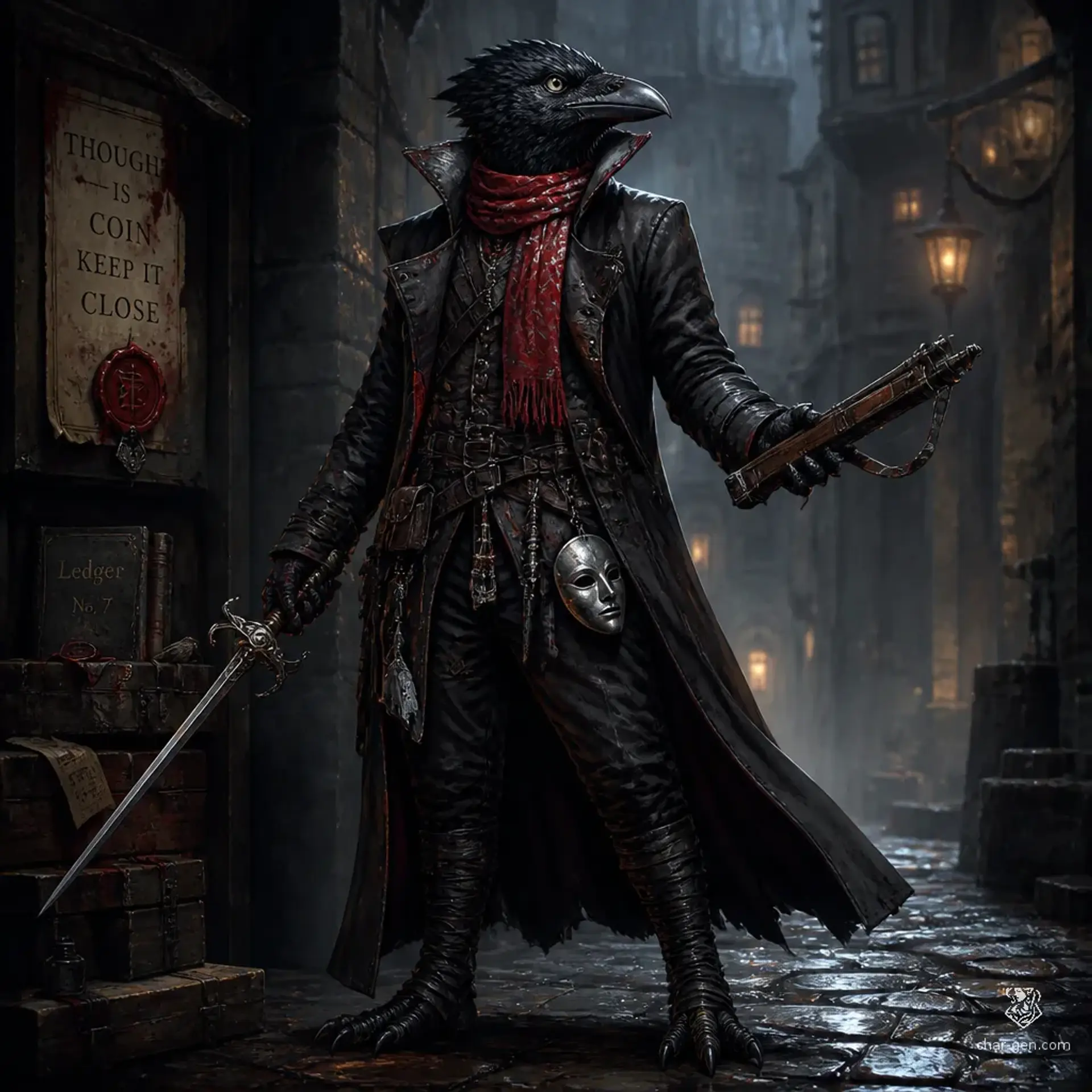 Splitter - AI-generated fantasy Character