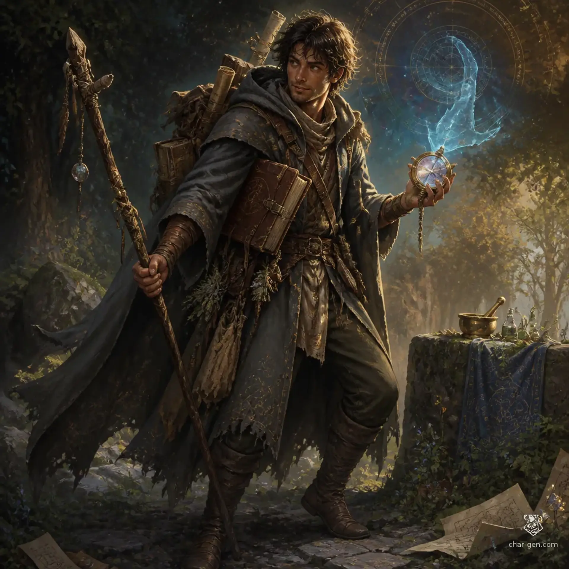 Albert gon - AI-generated fantasy Character