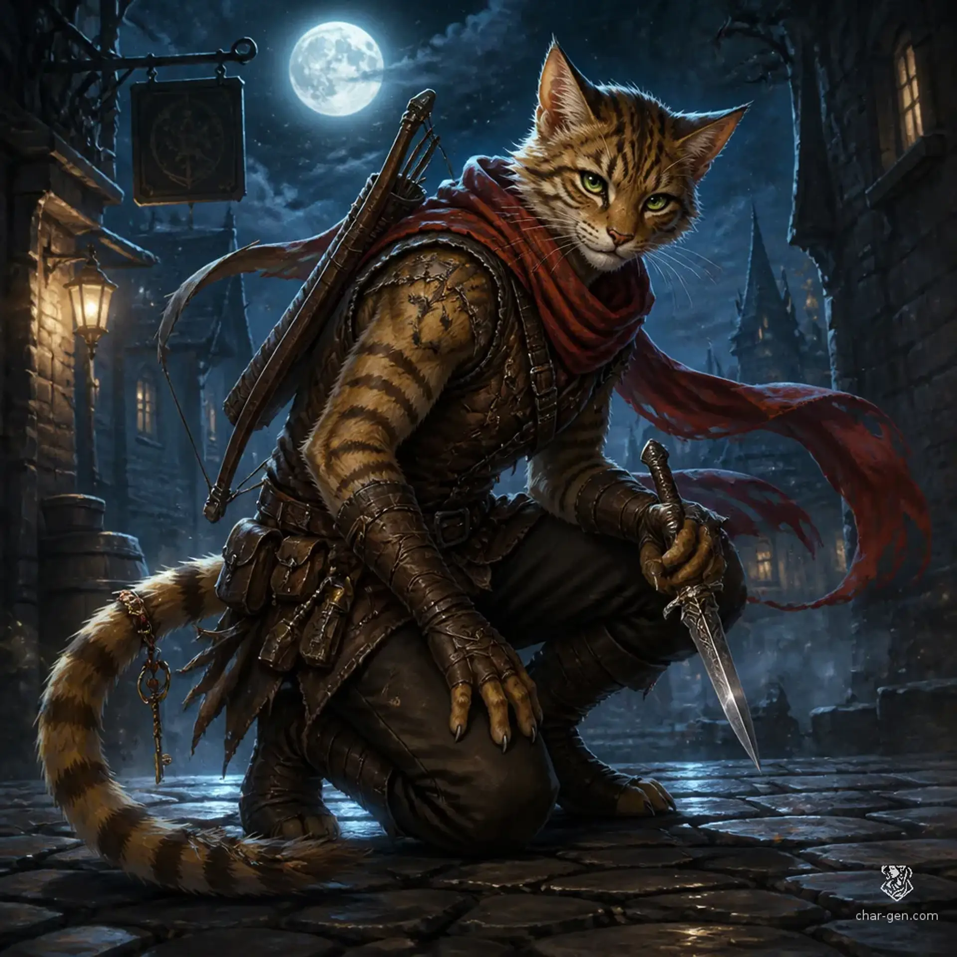 Jimbo of the Alley - AI-generated fantasy Character