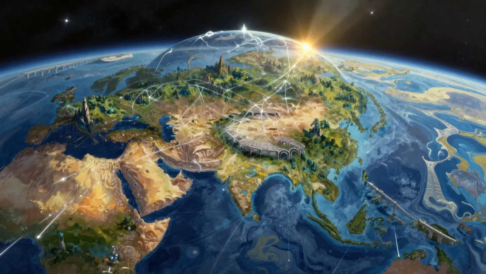 Aethering - AI-generated fantasy World