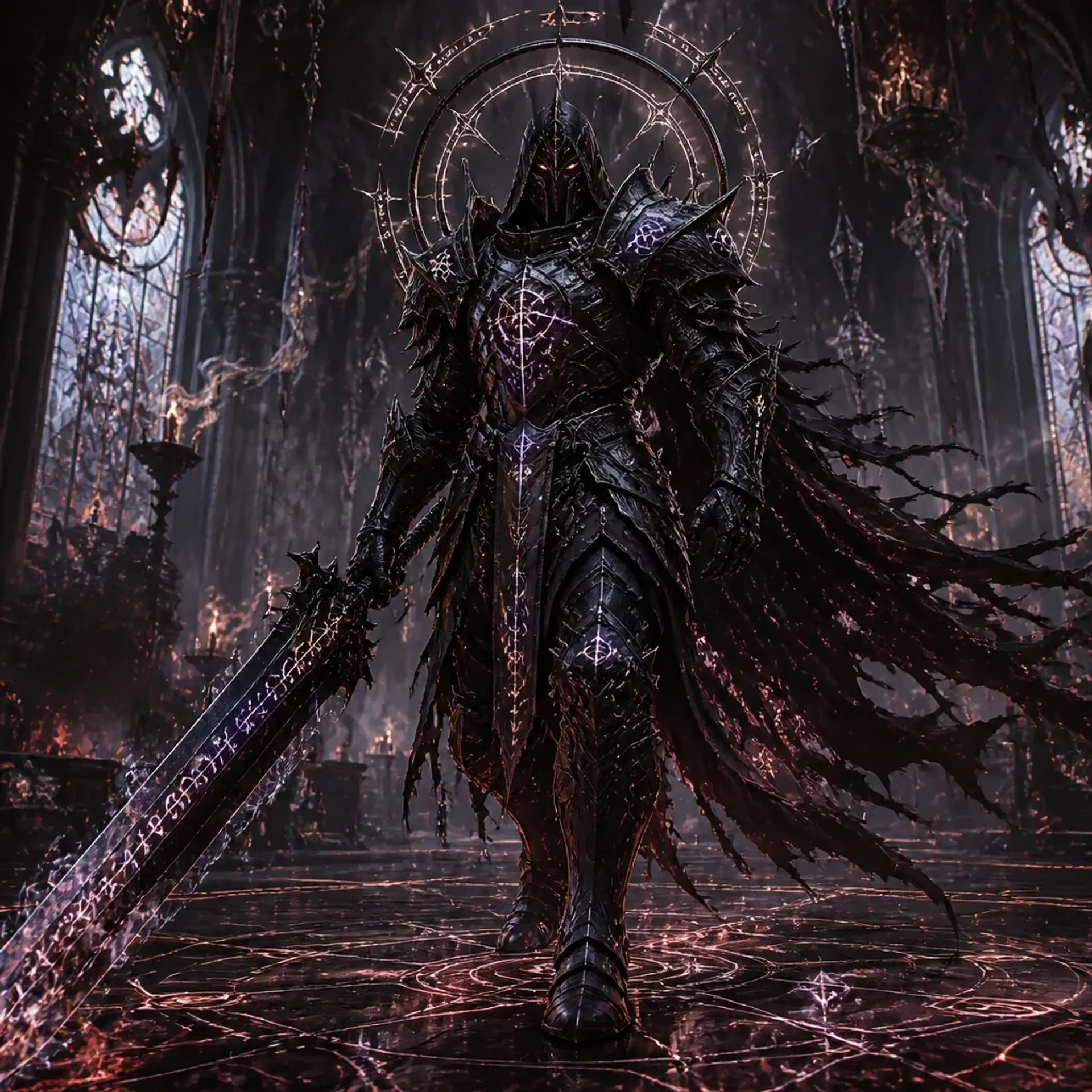 High Inquisitor Maltren, the Godslayer - AI-generated fantasy Monster