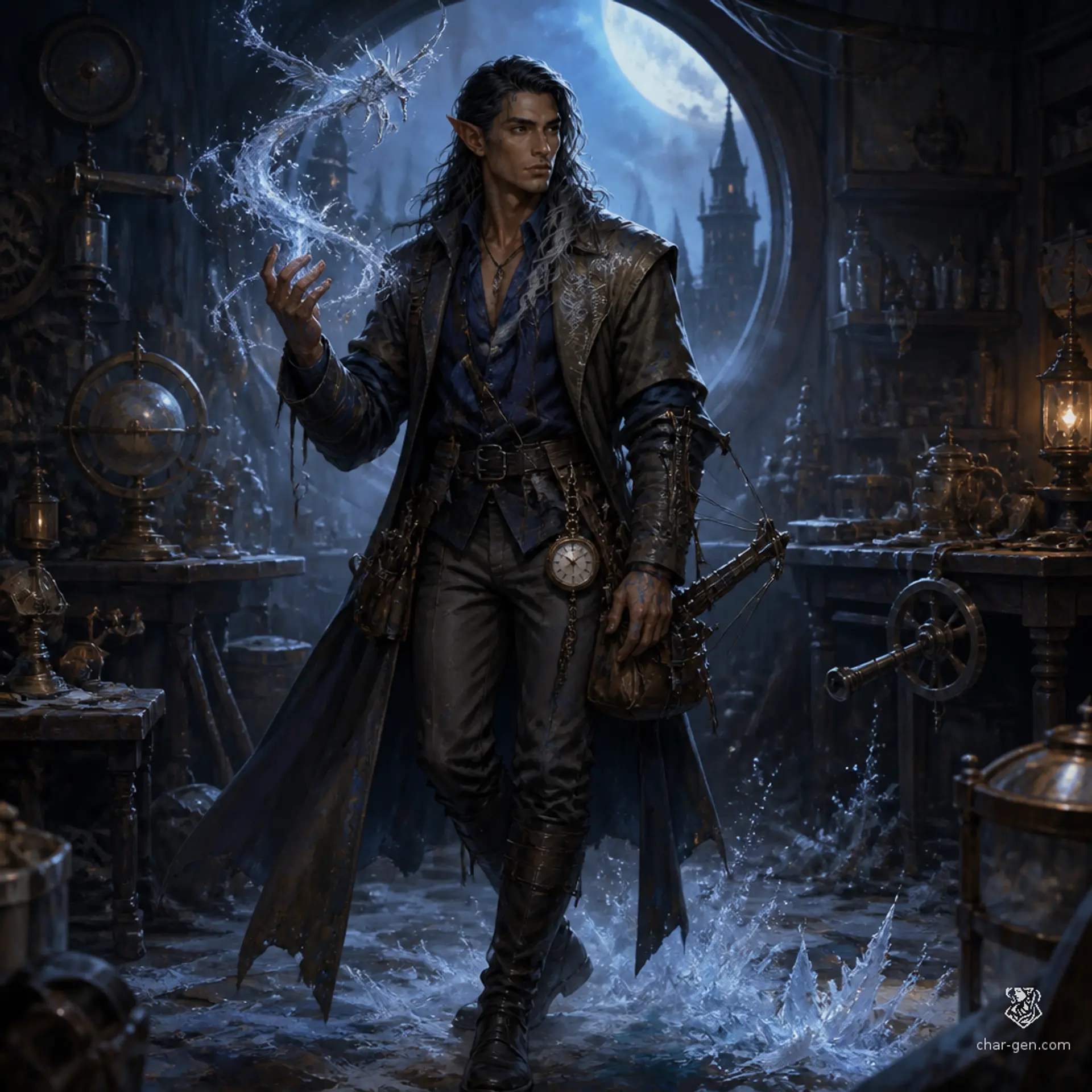 Sheshan Mosi - AI-generated fantasy Character