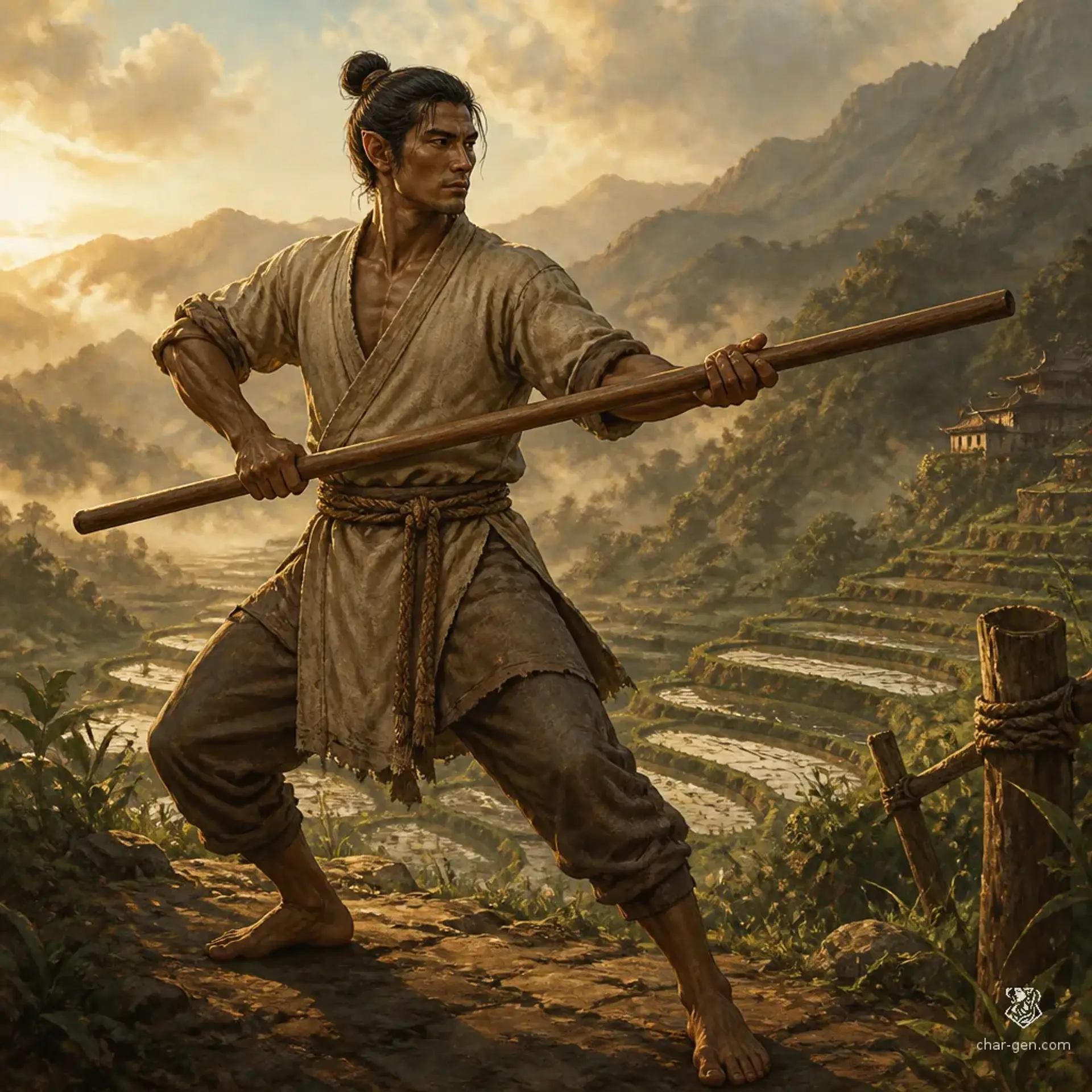 Yen Ching - AI-generated fantasy Character