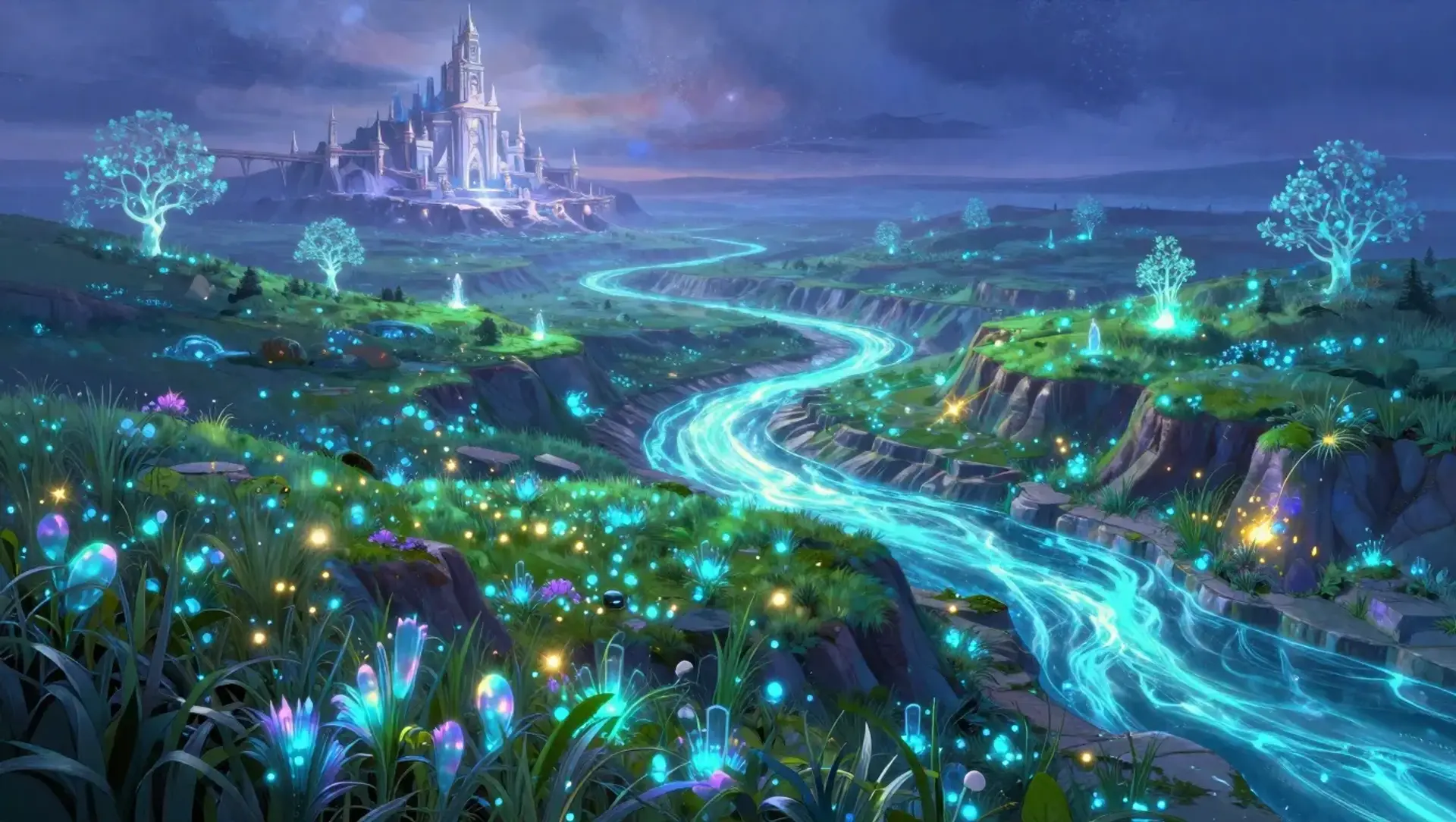 The Shattered Filigree - AI-generated fantasy Region