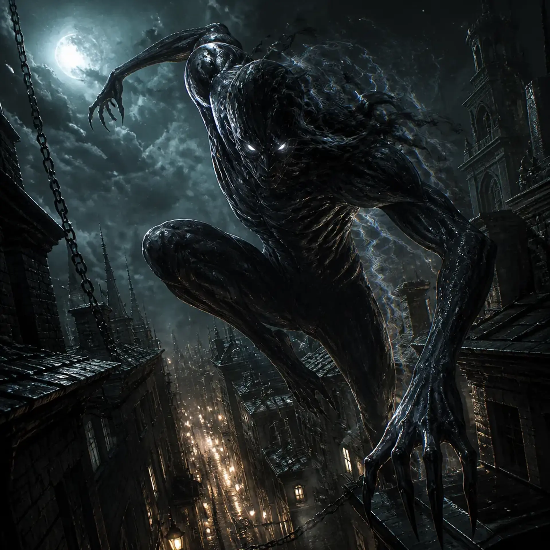 Shadowstalker Psion - AI-generated fantasy Monster