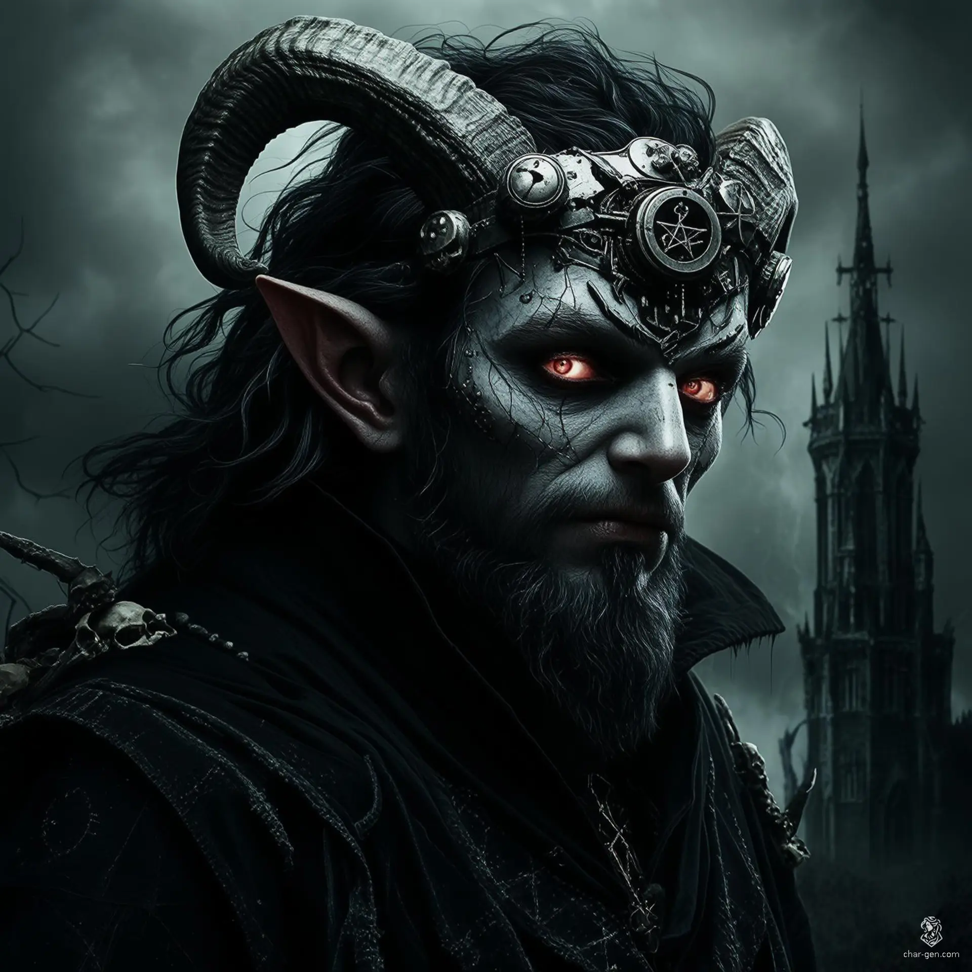 Varyx Zhael’thuun - AI-generated fantasy NPC