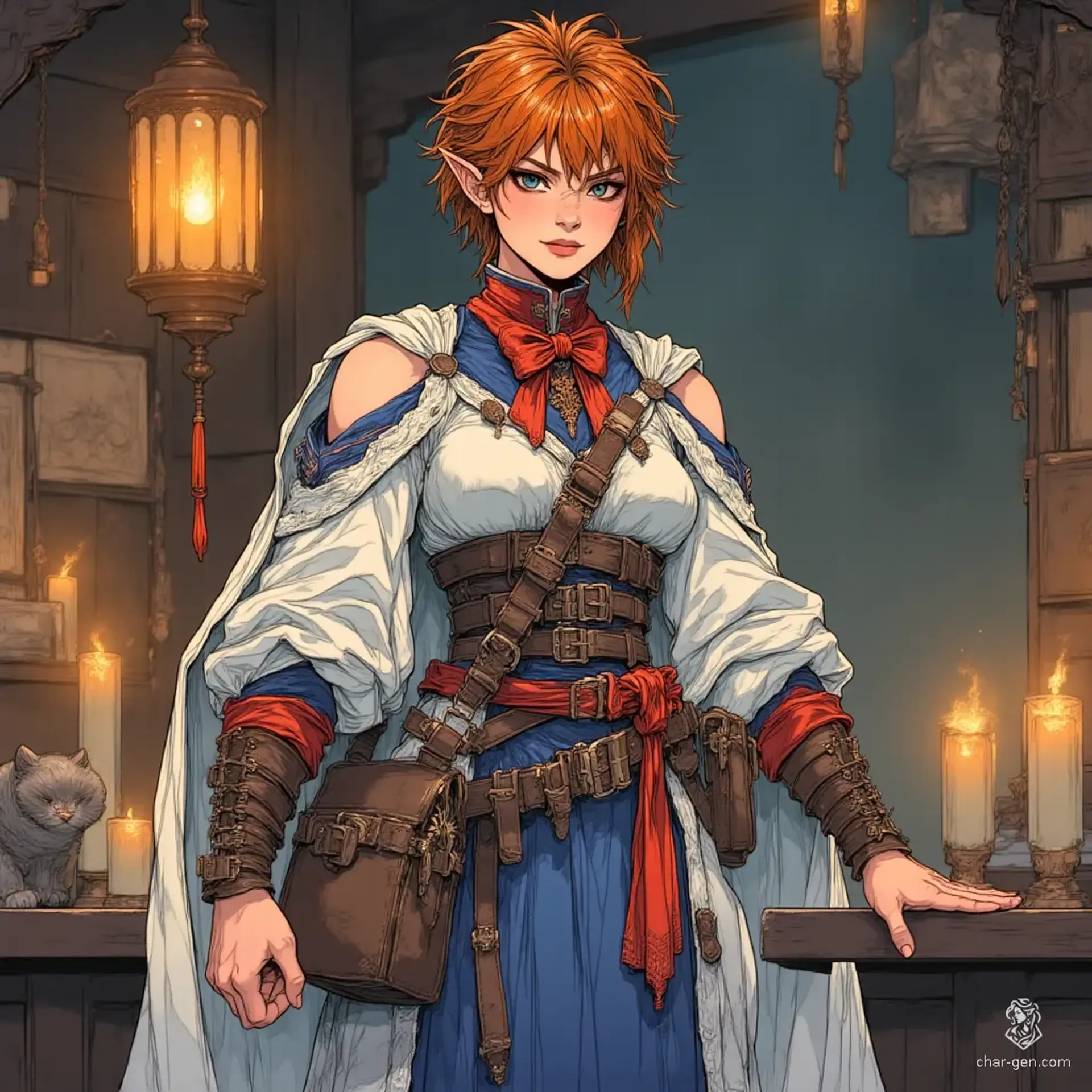 Thar Via - AI-generated fantasy NPC