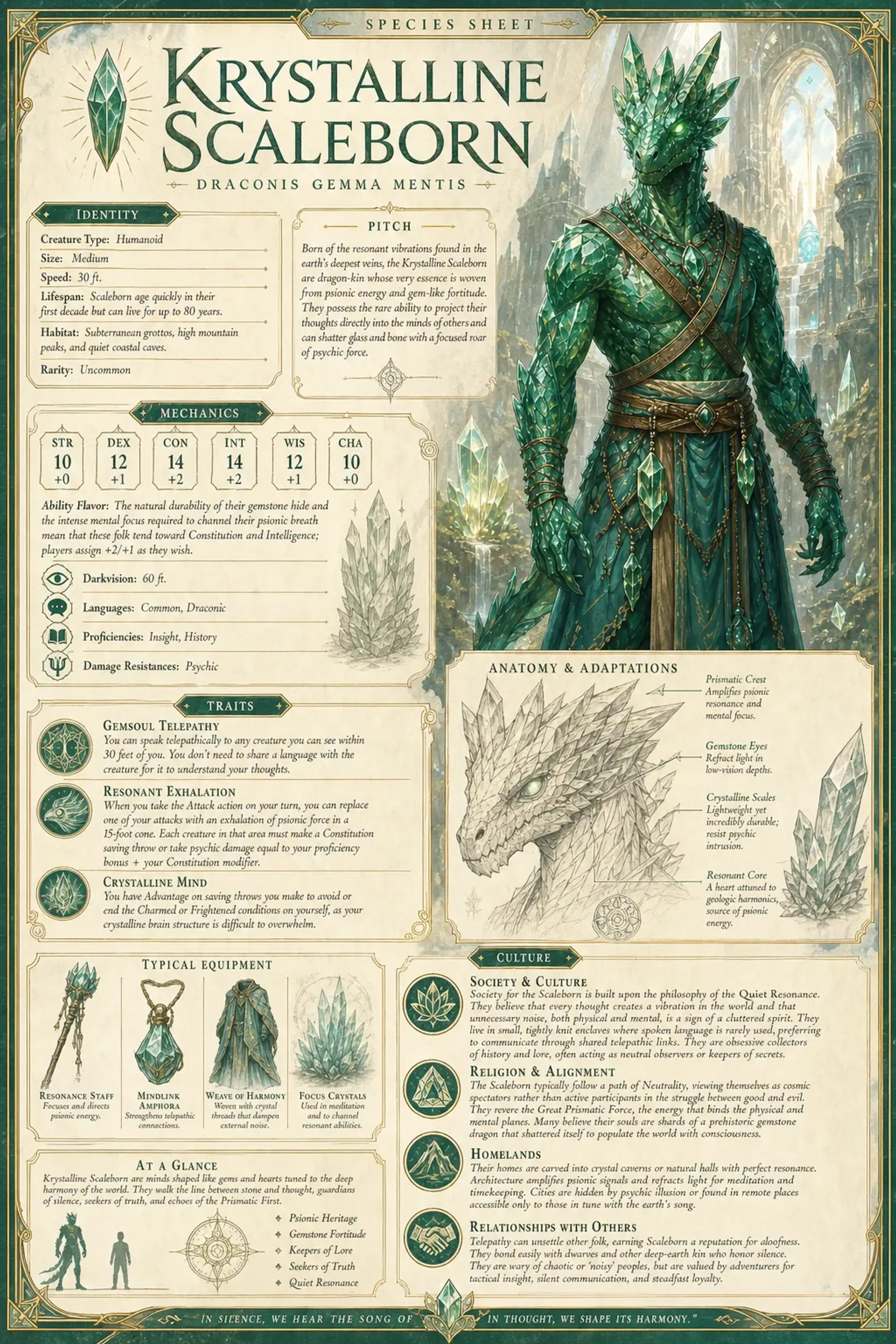 Visual Sheet