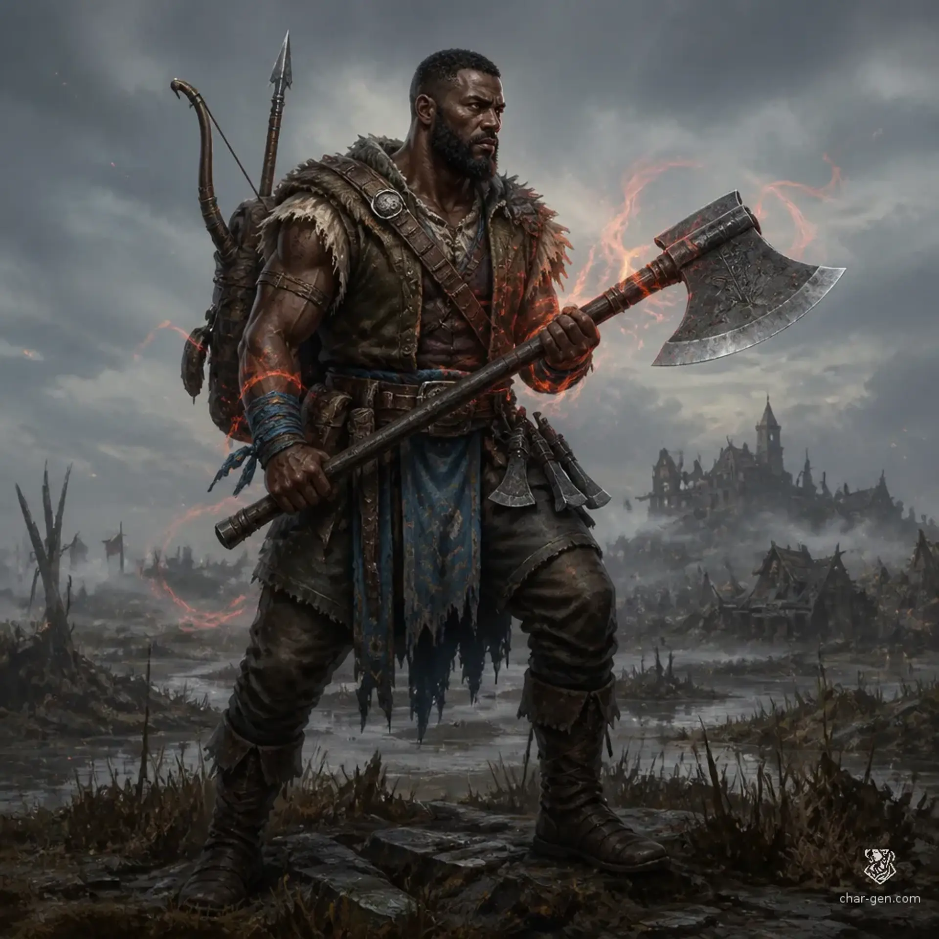 Nuru Malko - AI-generated fantasy Character