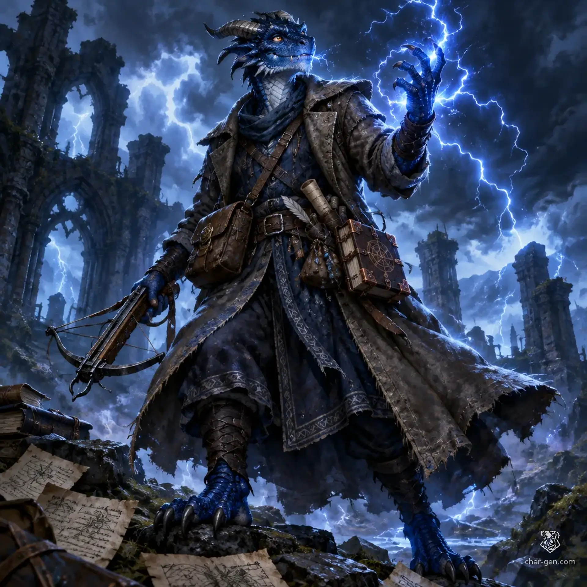 Arkenlach - AI-generated fantasy Character