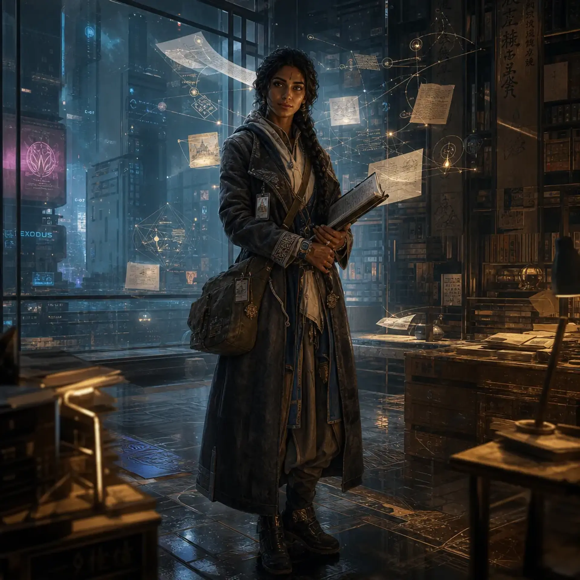 Sasha Suyana - AI-generated fantasy Character