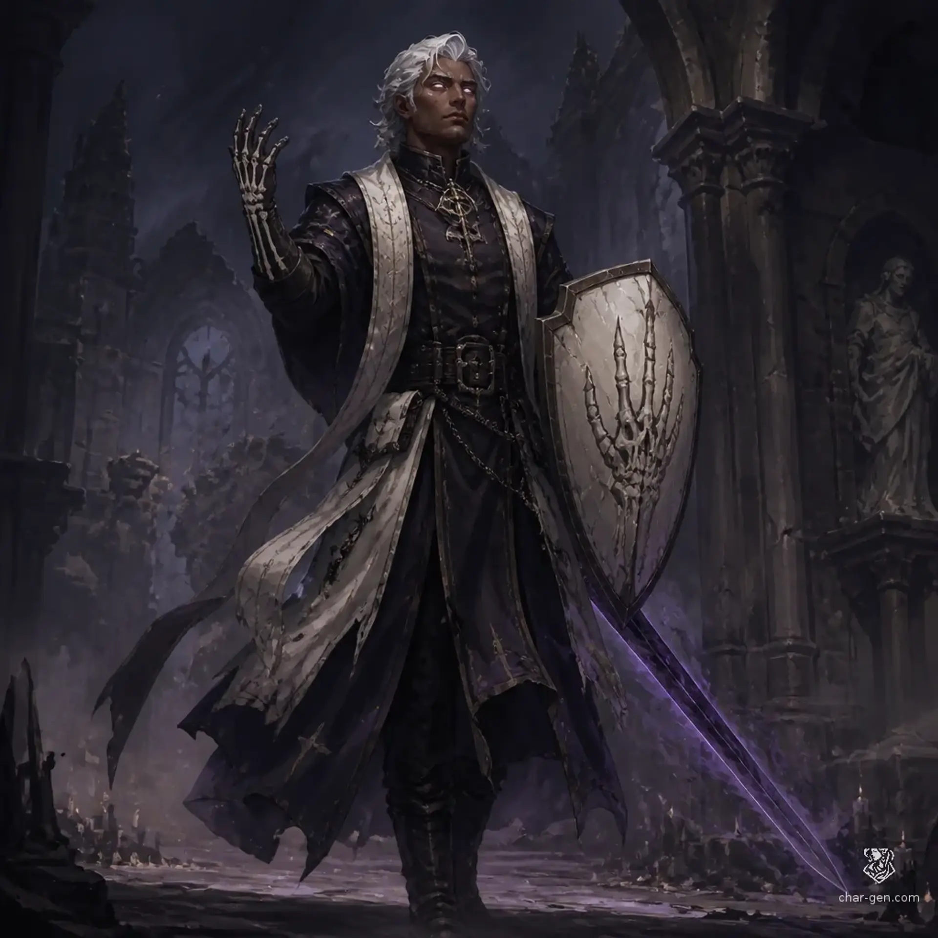 Samael - AI-generated fantasy Character