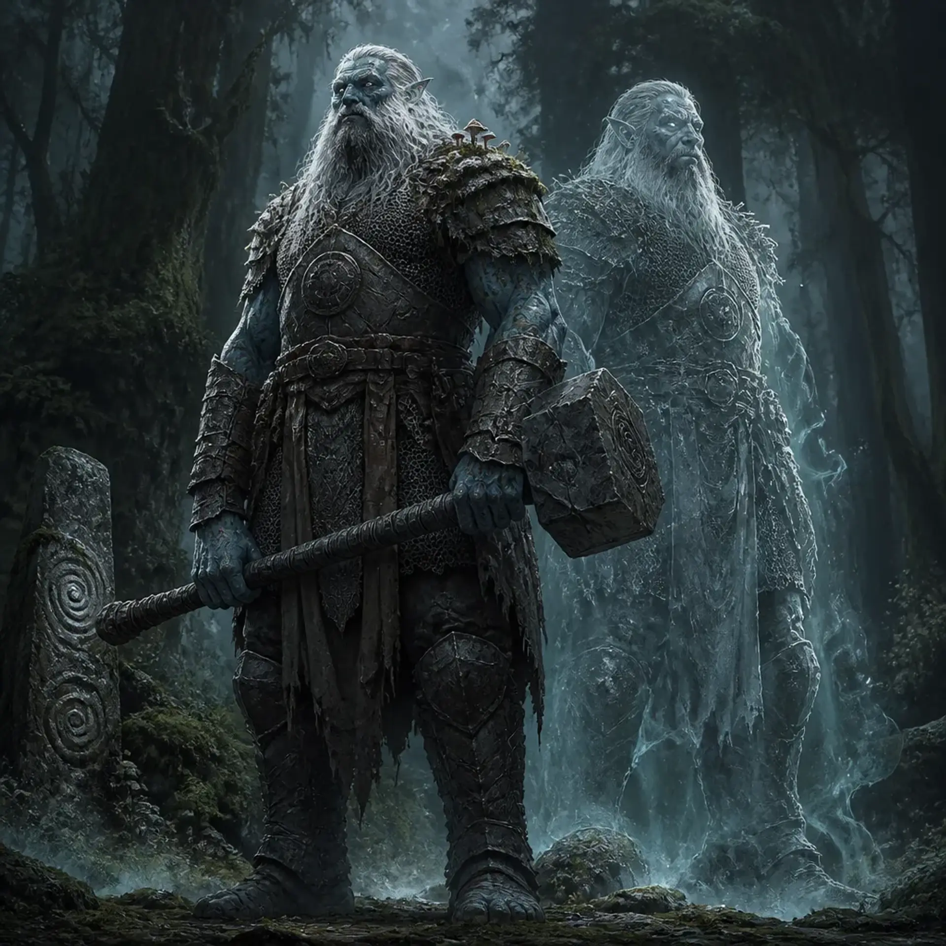Therx Hallow - AI-generated fantasy Character