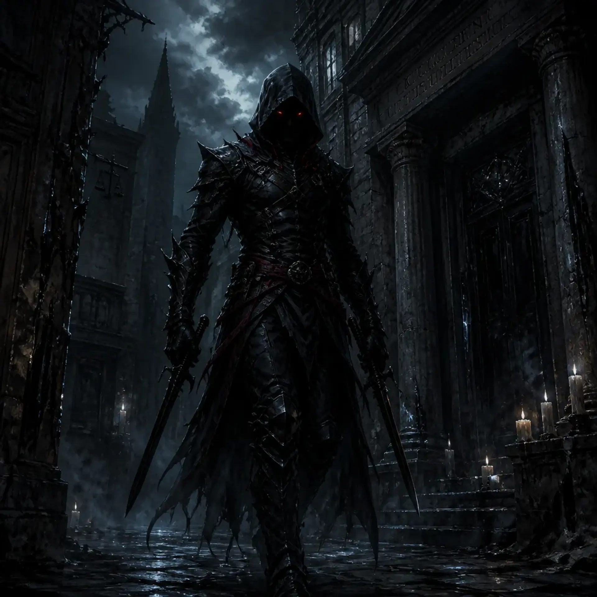 Obsidian Tribunal Shadowblade - AI-generated fantasy Monster