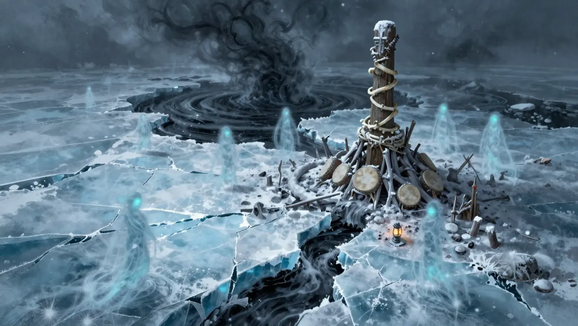 Der Preis des Eisstrands - AI-generated fantasy Encounter