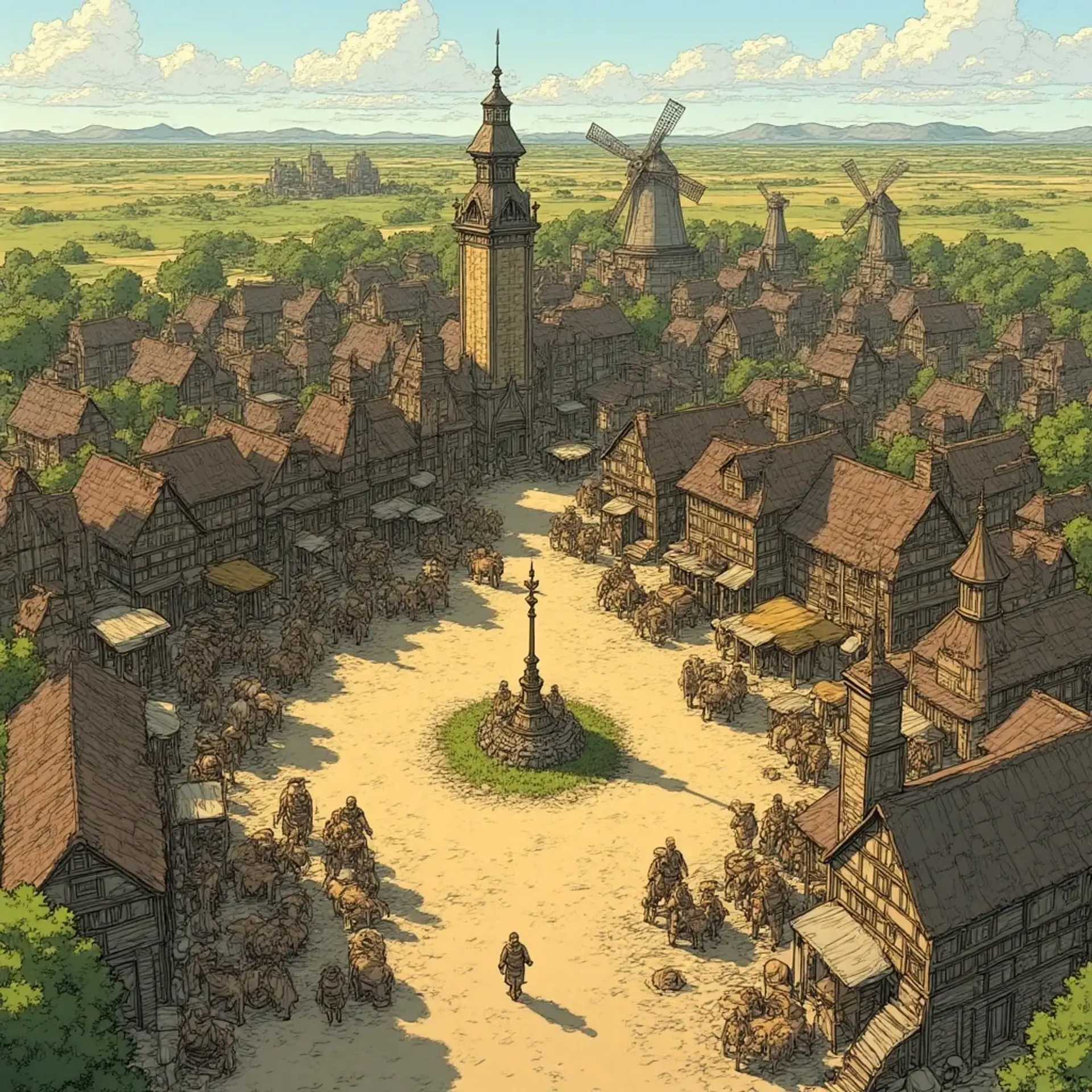 Eldervine - AI-generated fantasy Settlement
