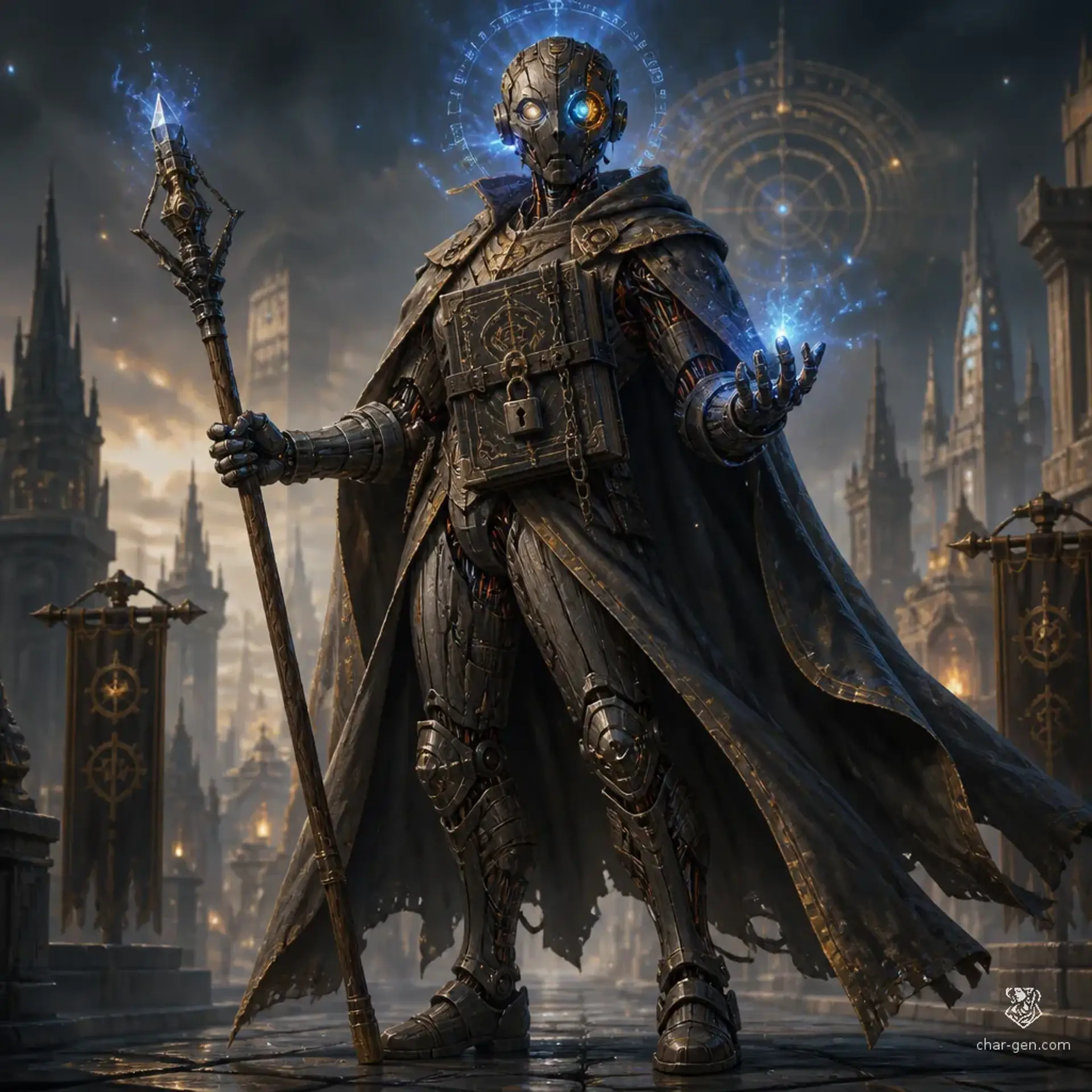 W1z4rD - AI-generated fantasy Character